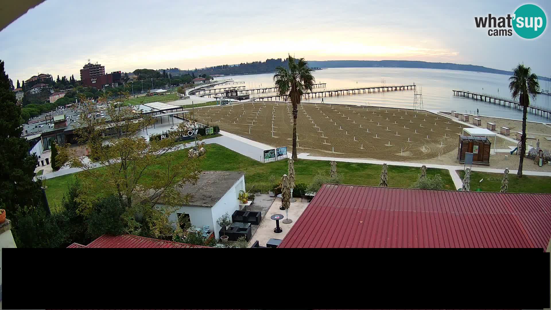 Spiaggia di Portorose live webcam