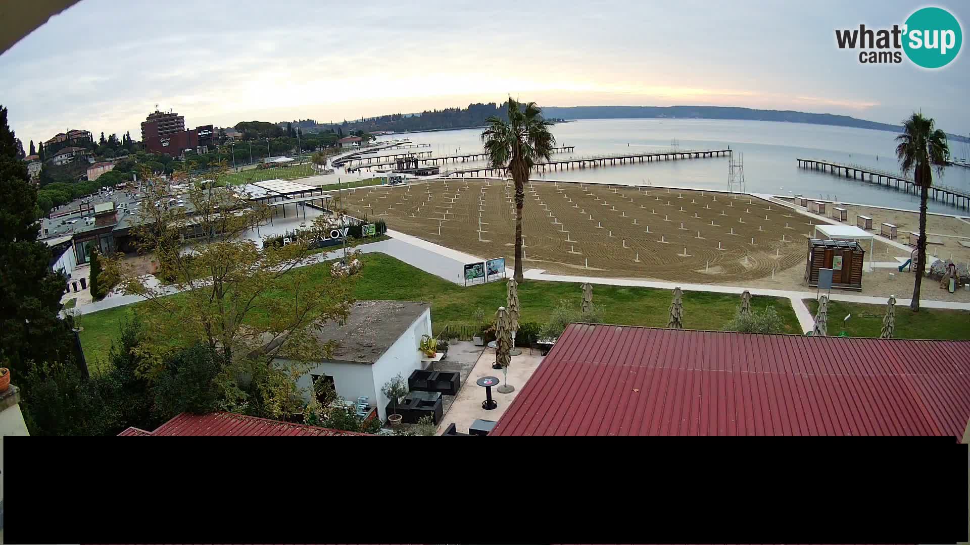 Playa Portorož camera en vivo