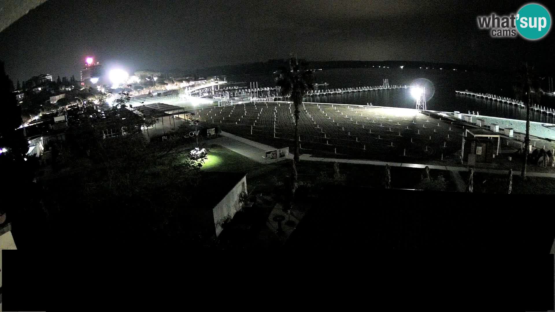 Playa Portorož camera en vivo