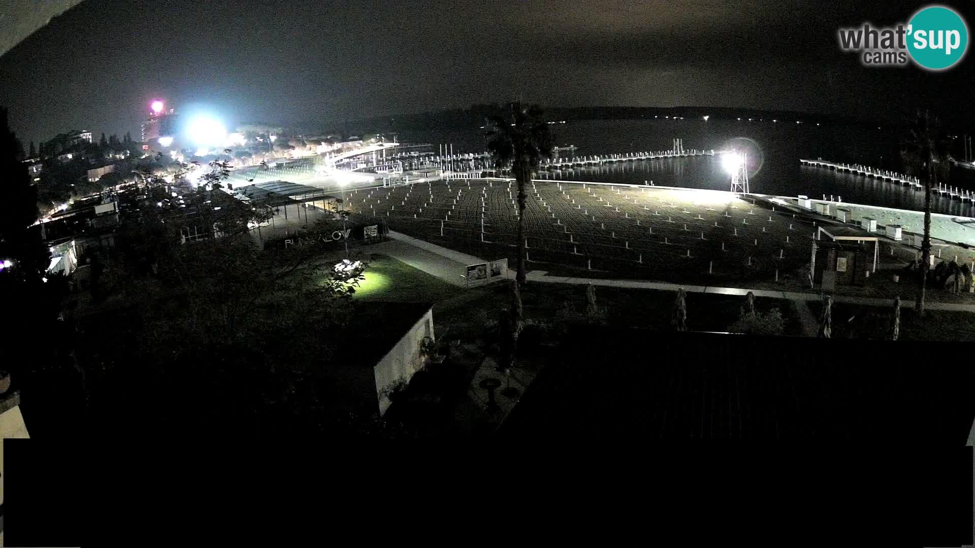 Playa Portorož camera en vivo