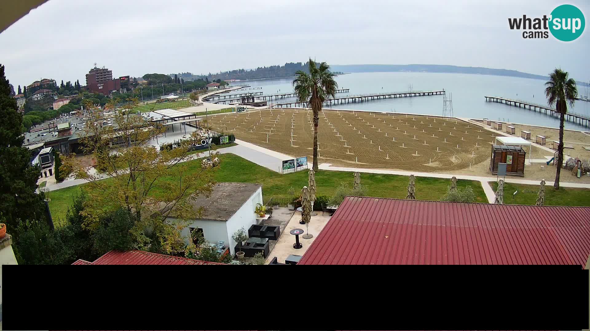 Webcam Live Playa de Portorož