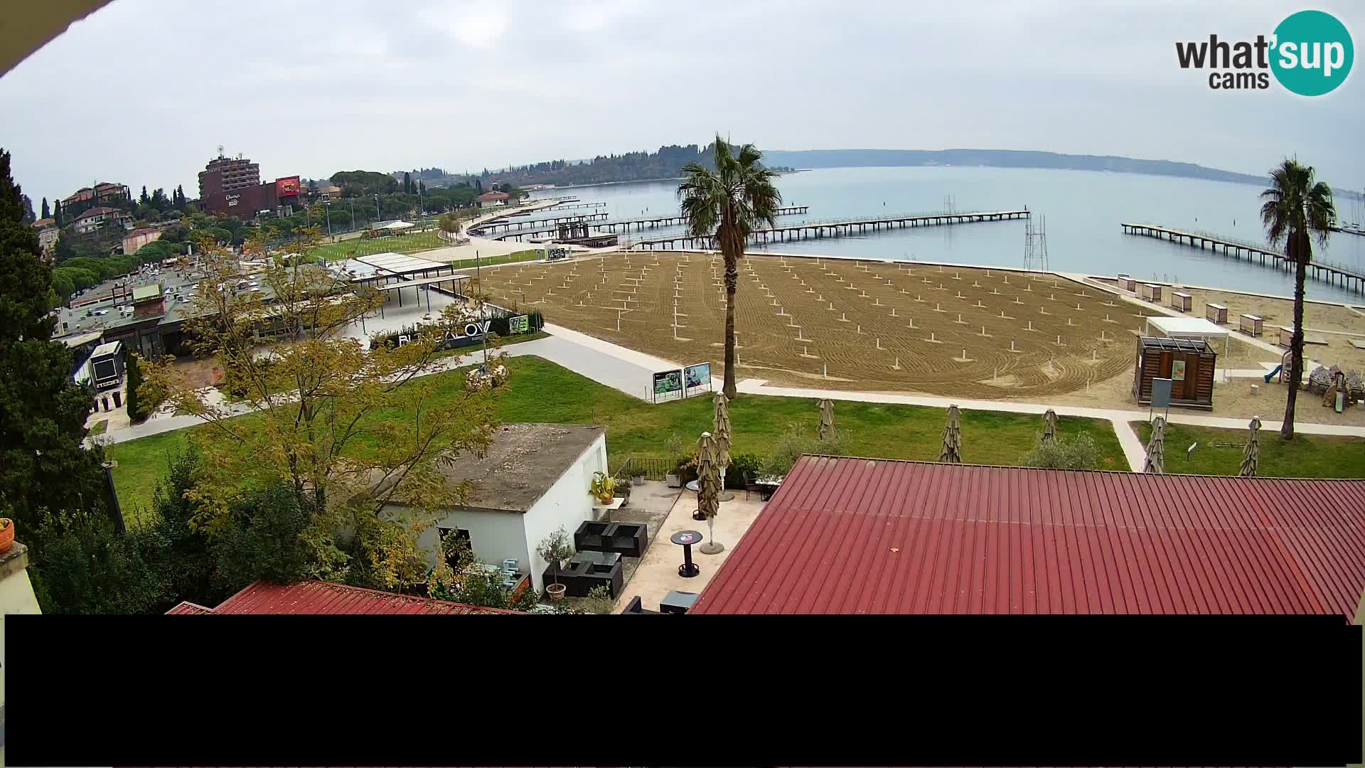 Webcam Live Playa de Portorož