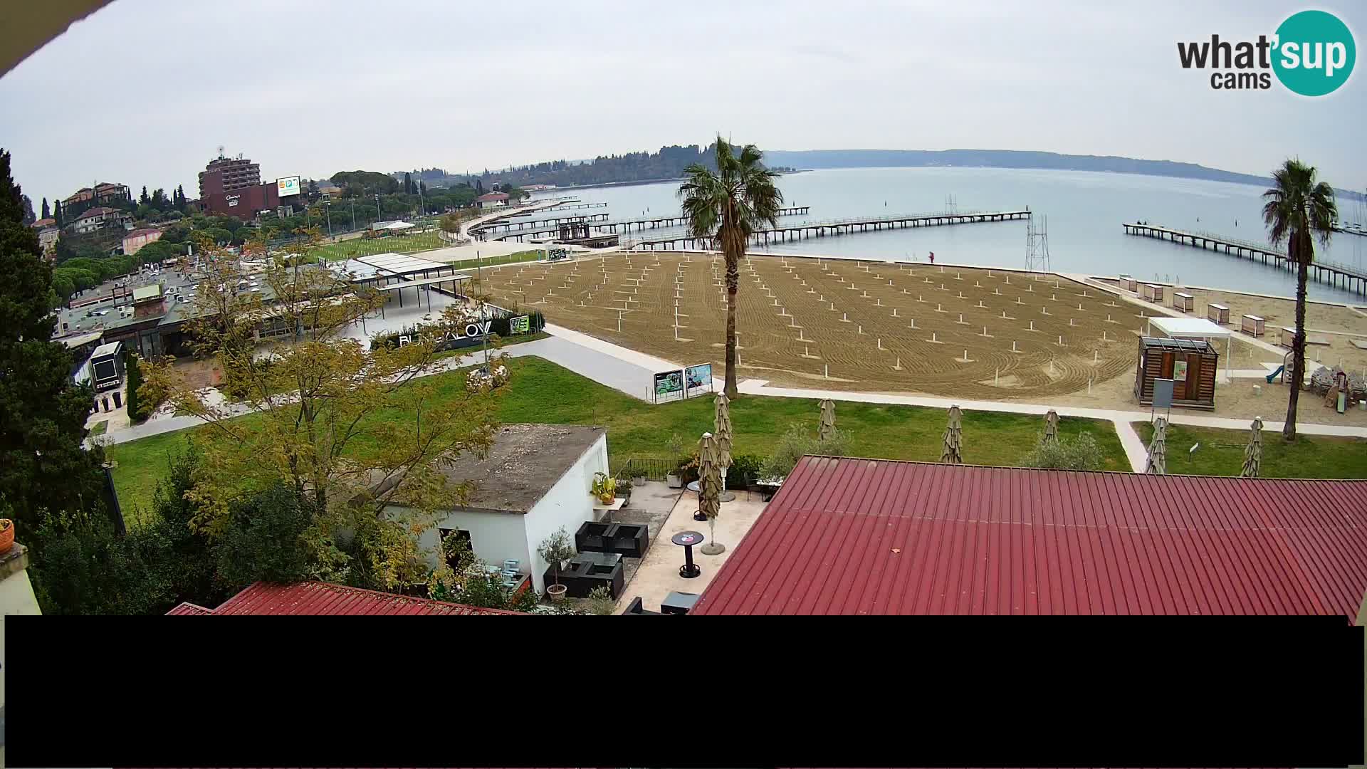 Spiaggia di Portorose live webcam