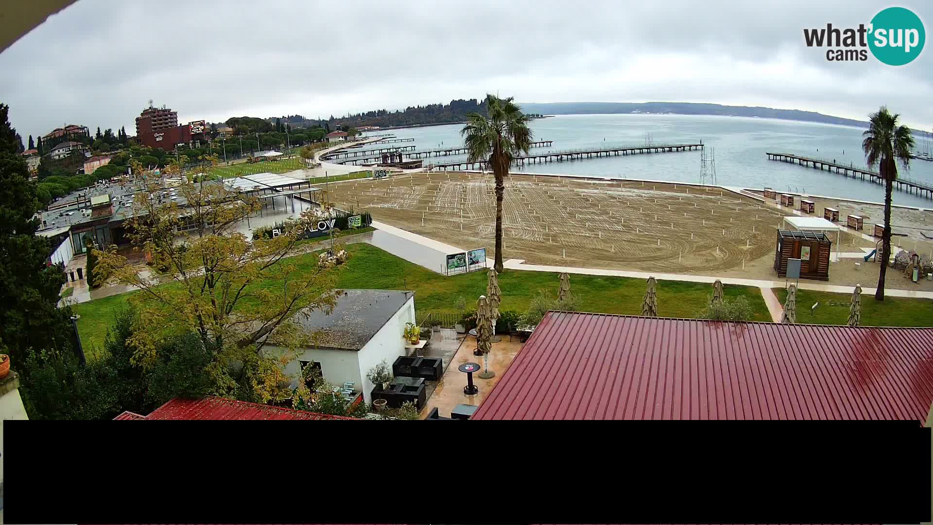 Spiaggia di Portorose live webcam