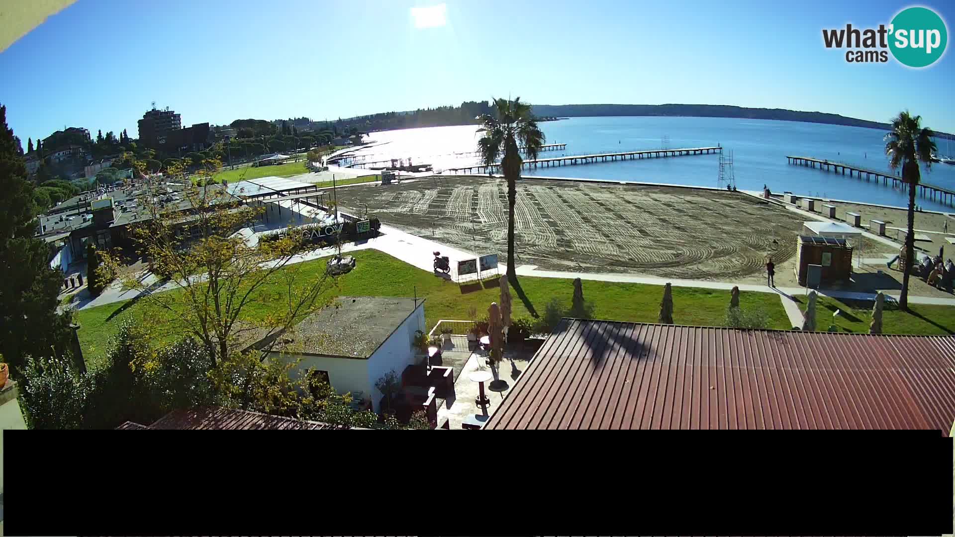 Webcam Live Strand in Portorož