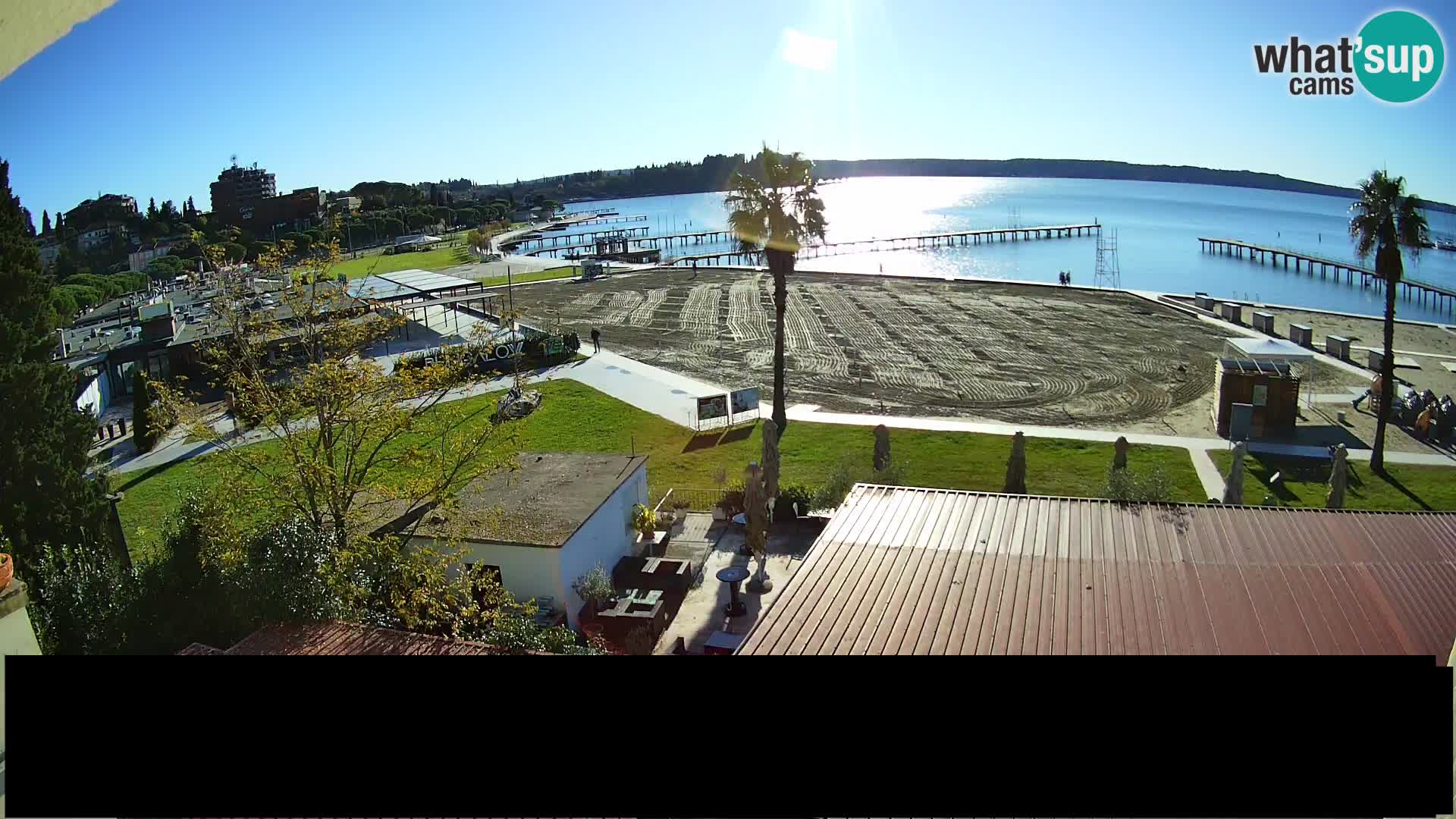 Webcam Live Playa de Portorož