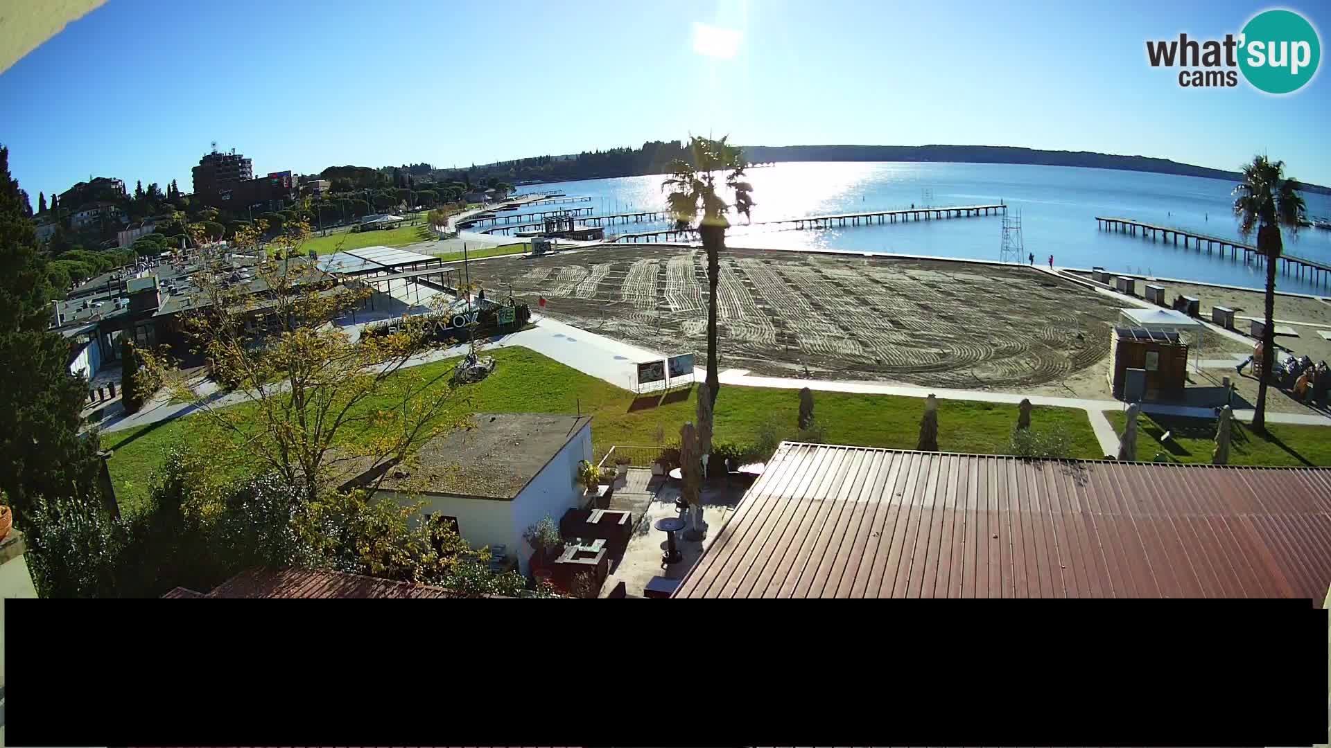 Webcam live Playa Portorož – Caffe Karamela