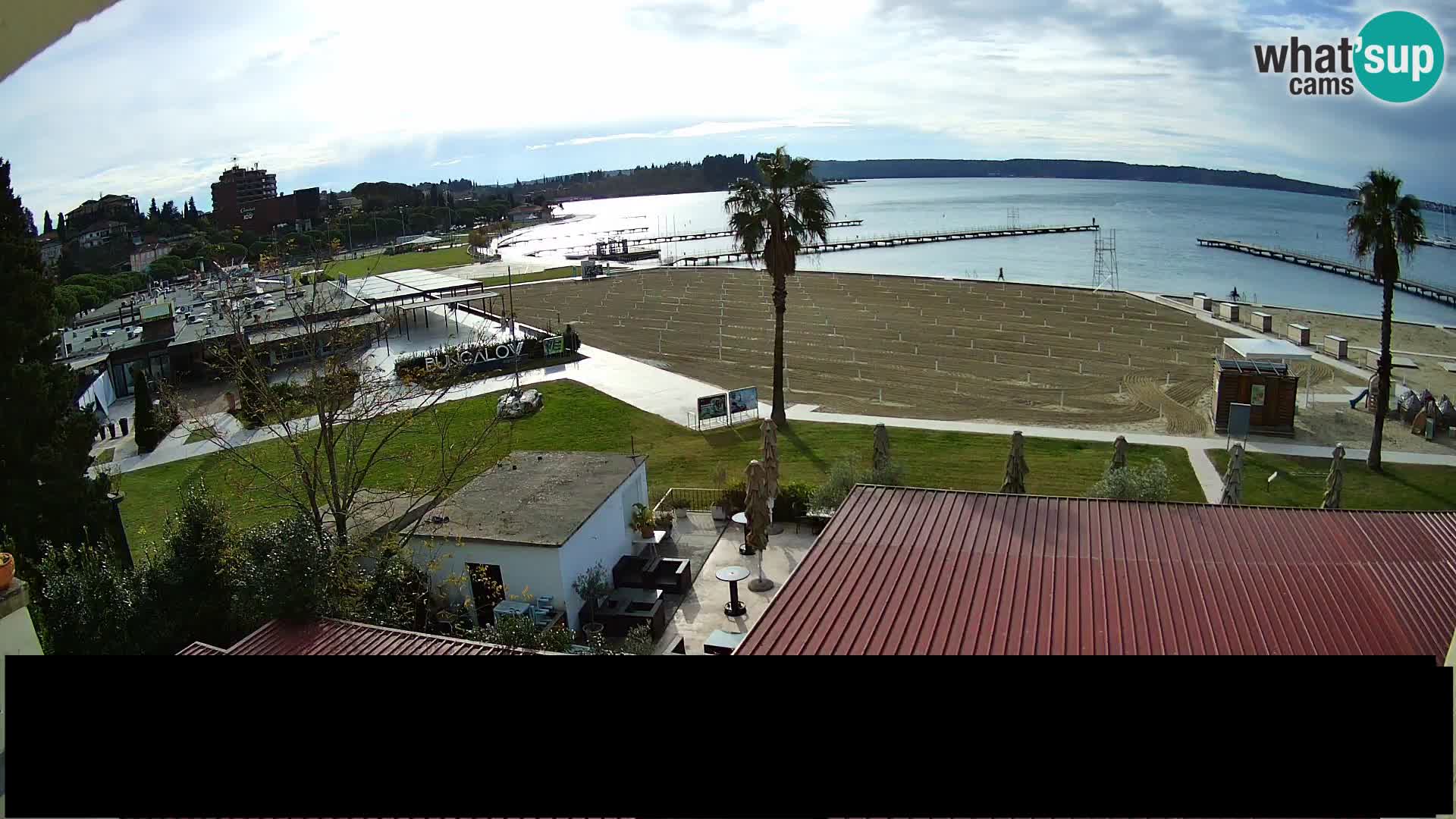 Playa Portorož camera en vivo