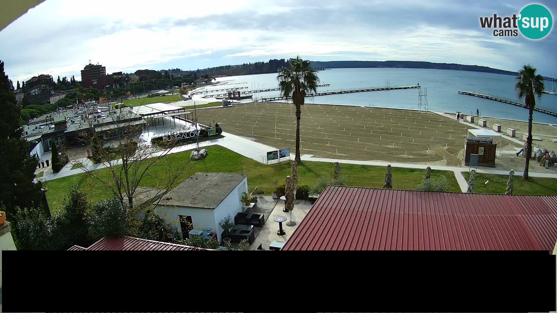 Webcam Live Playa de Portorož