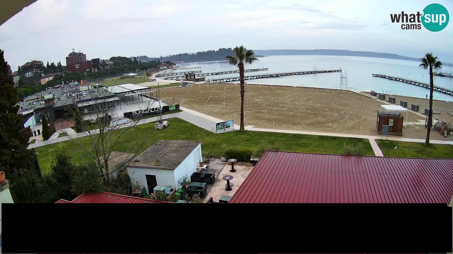 Spiaggia di Portorose live webcam