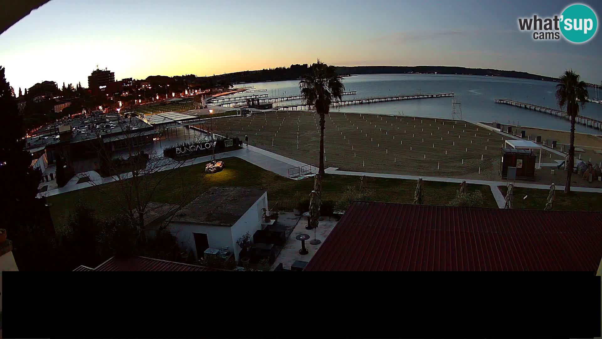 Webcam live Playa Portorož – Caffe Karamela