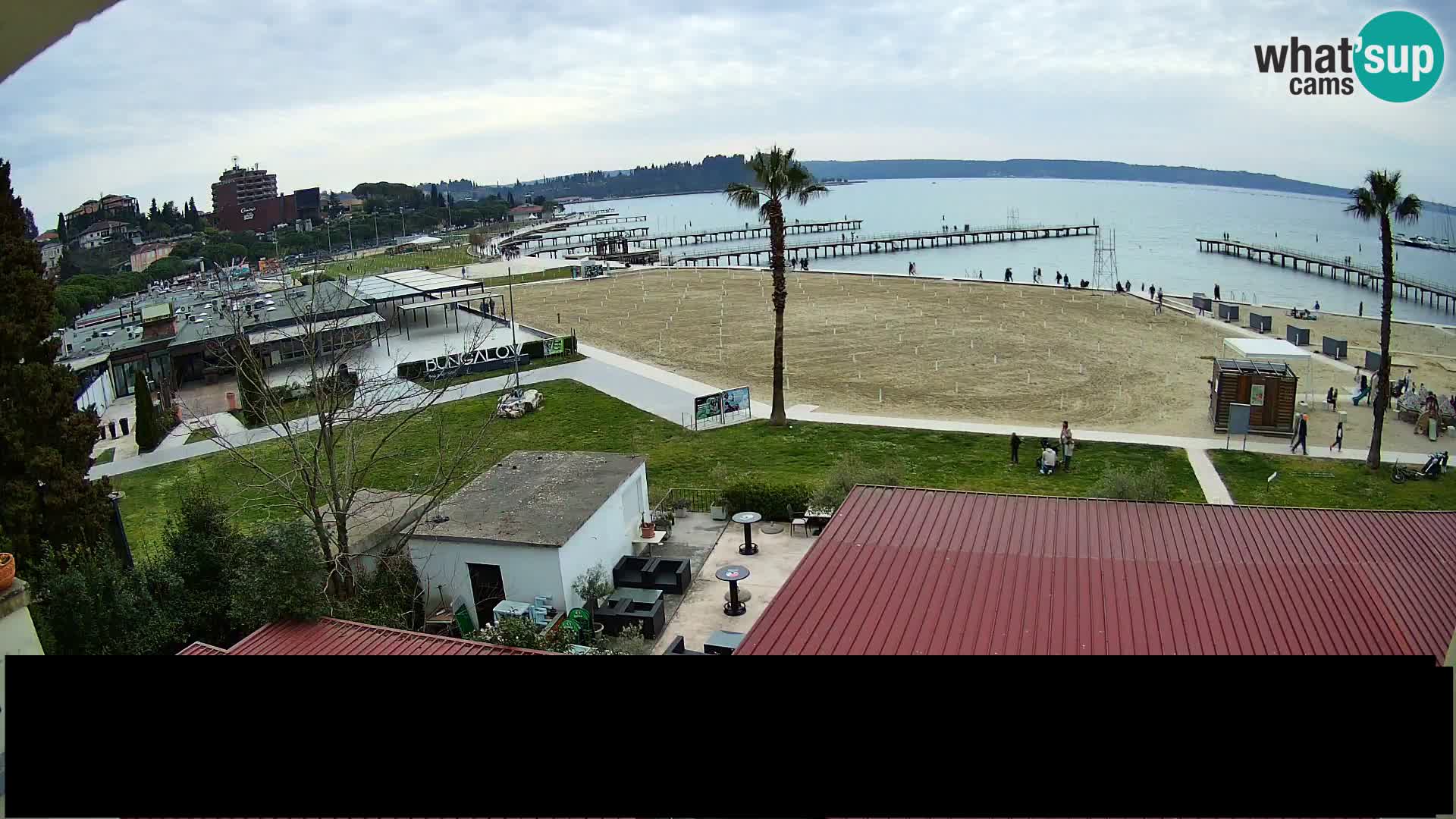 Webcam Portorož Strand – Karamela bar