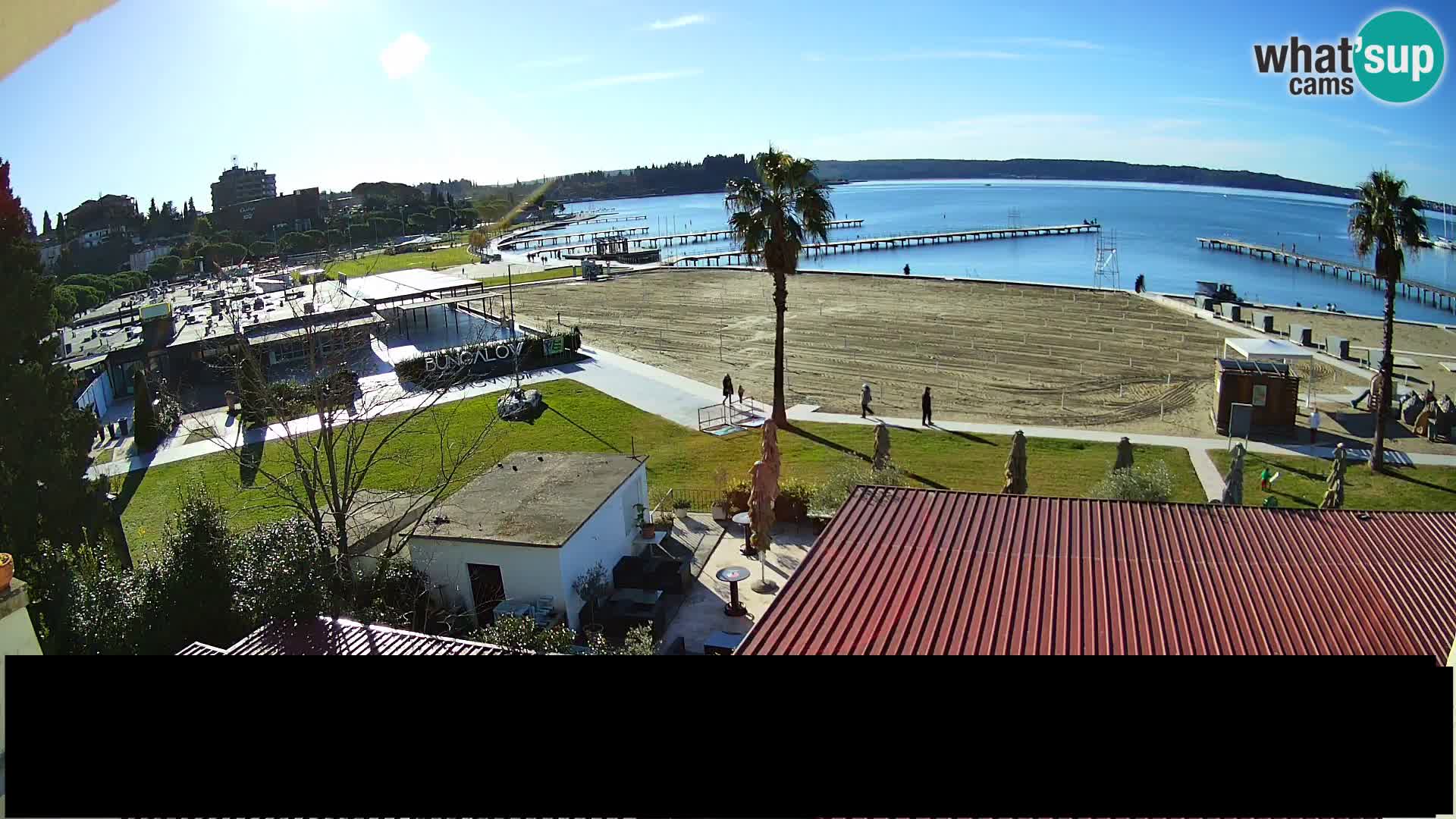 Playa Portorož camera en vivo