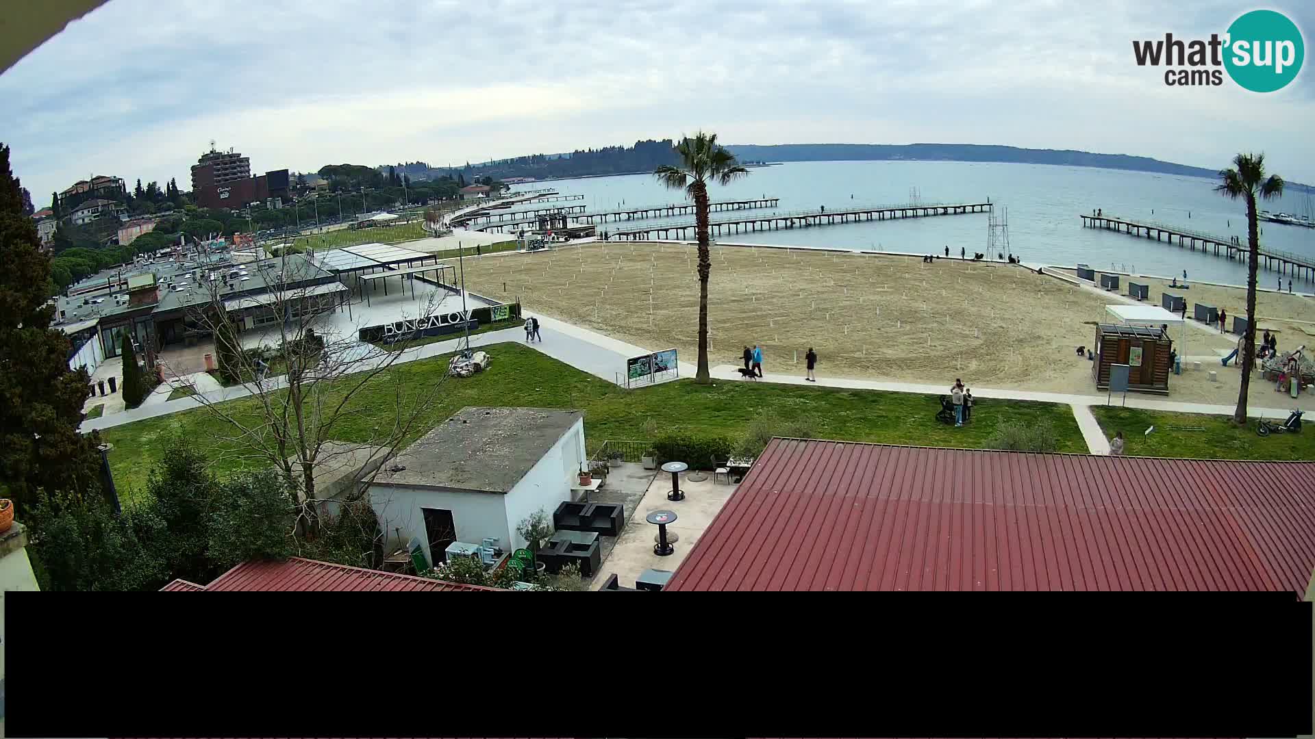 Webcam Live Playa de Portorož