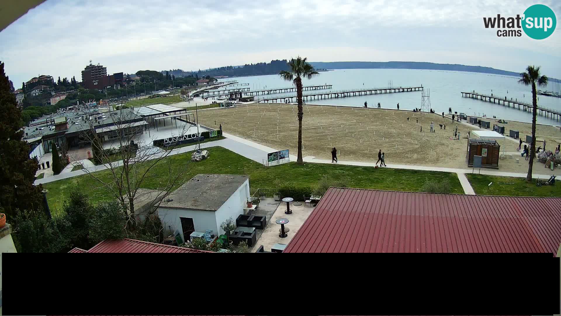 Spiaggia di Portorose live webcam