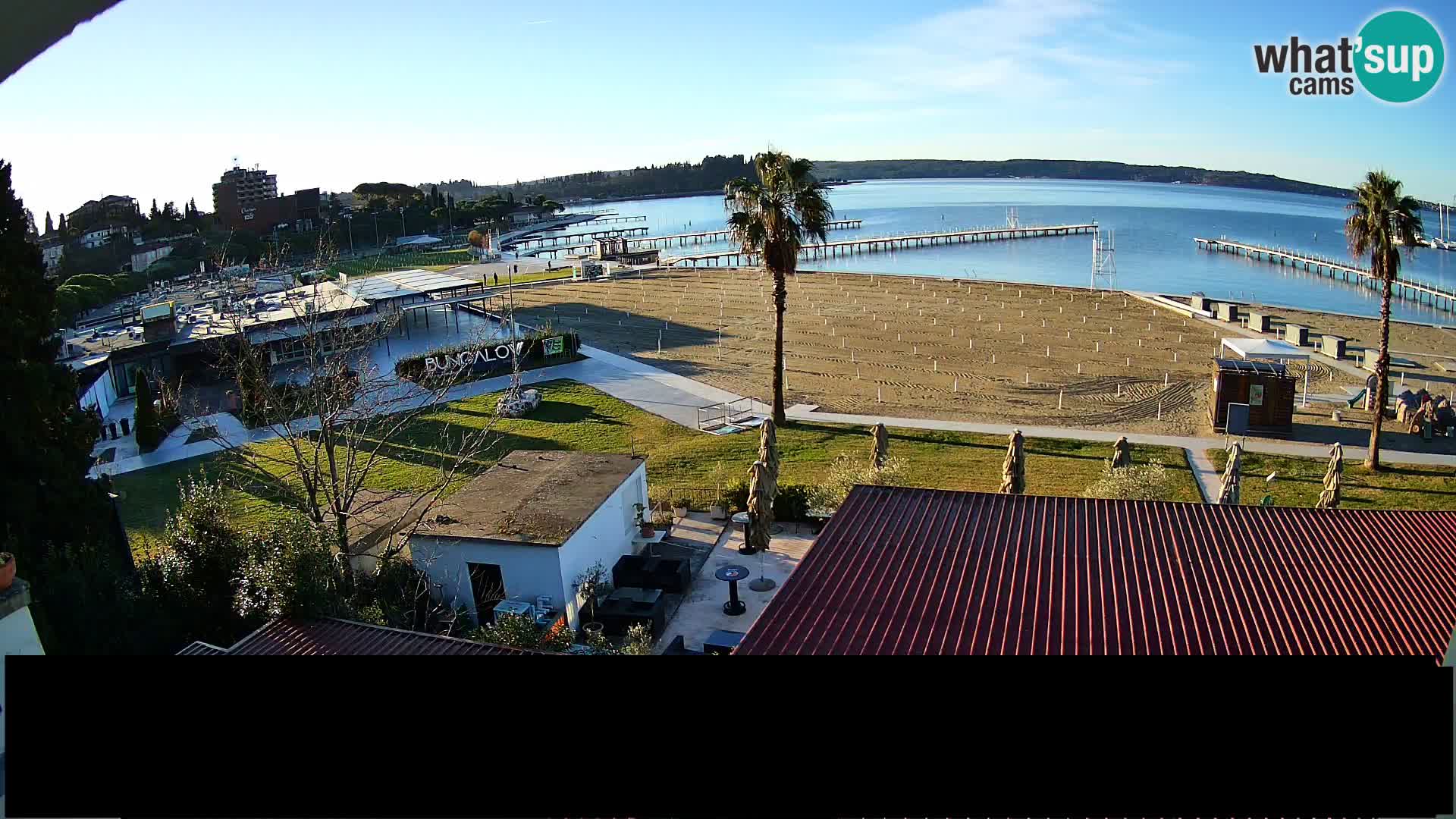 Webcam Live Playa de Portorož