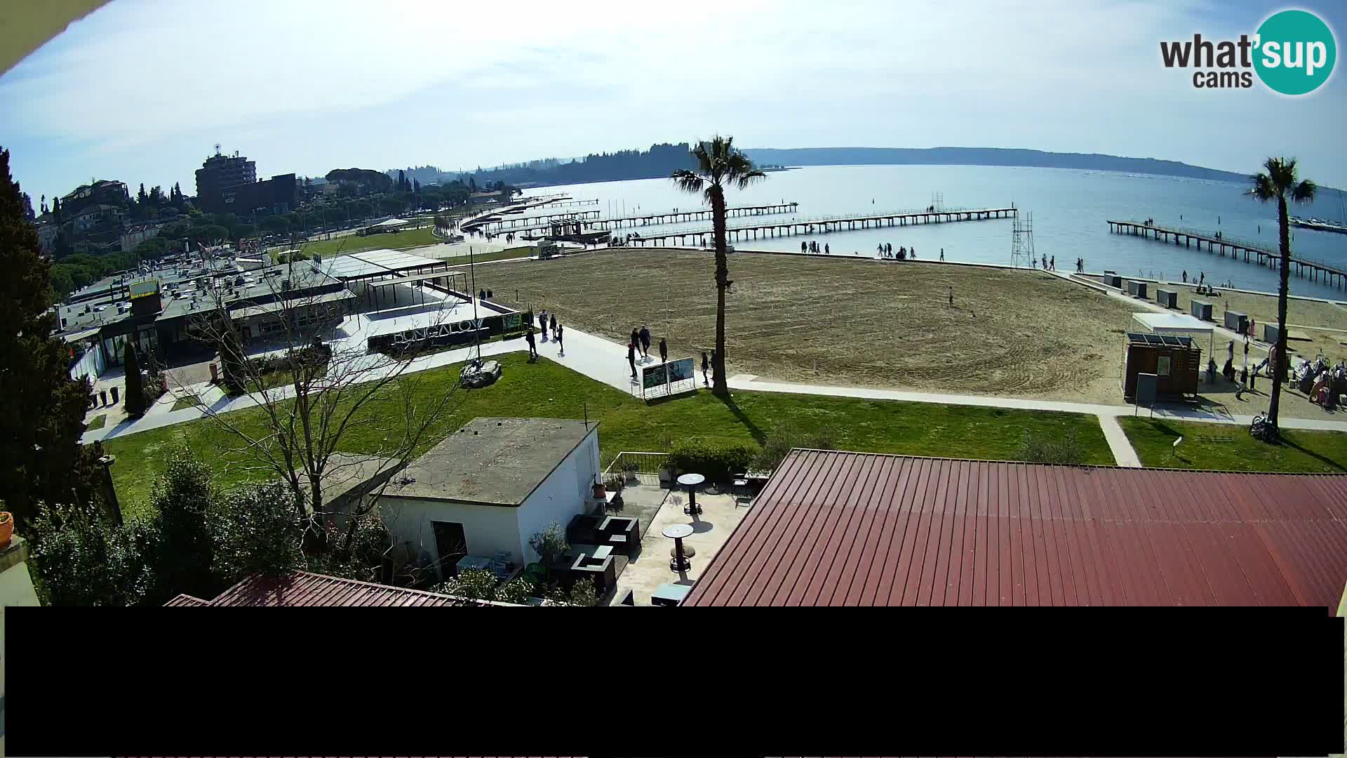 Plage Portorož live cam