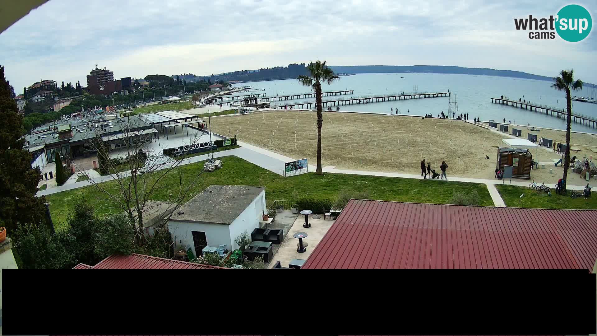 Webcam Live Strand in Portorož