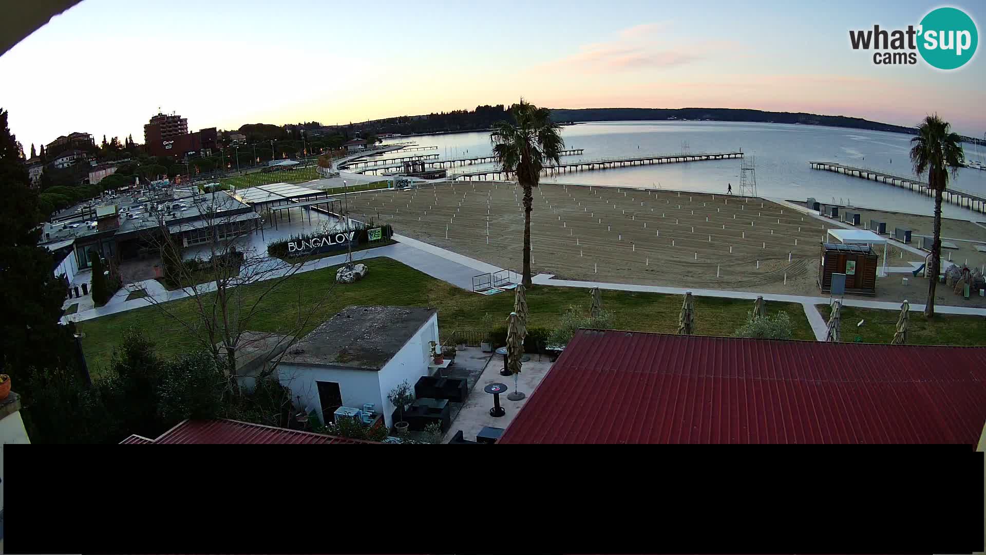 Webcam live Plage Portorož – Caffe Karamela