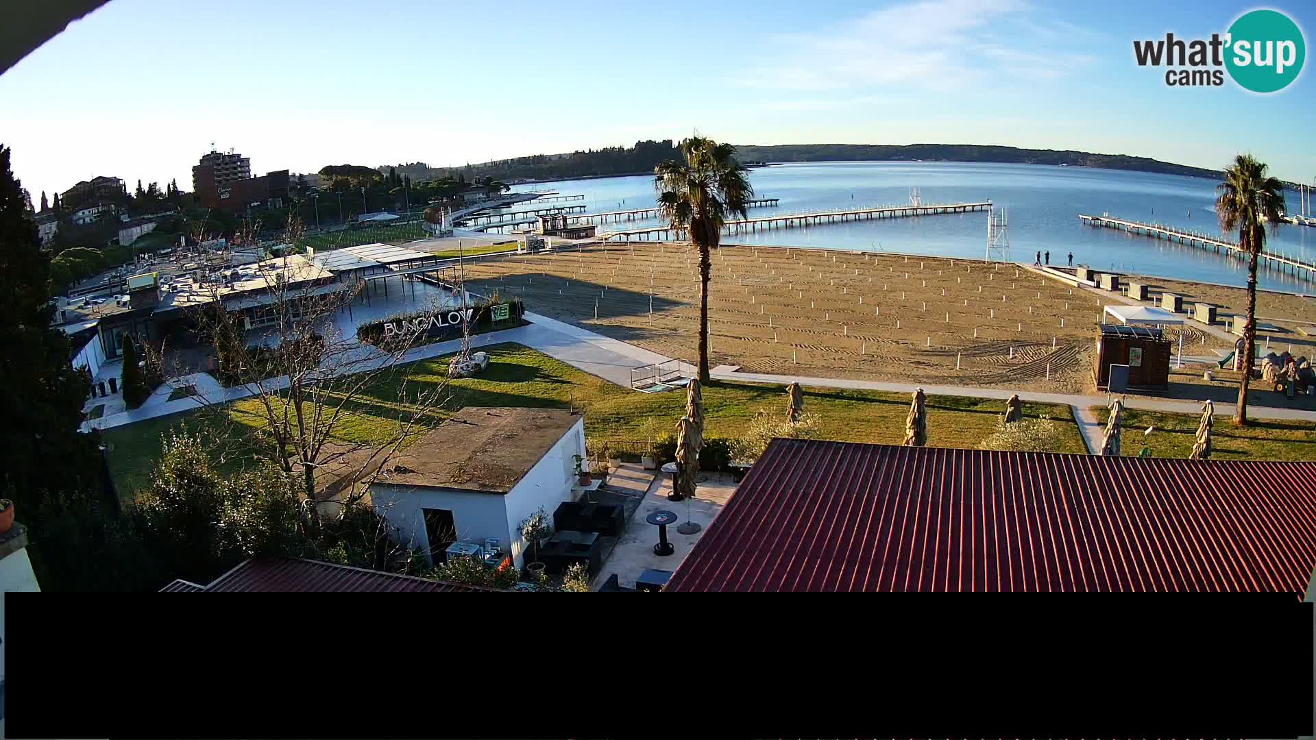 Webcam live Playa Portorož – Caffe Karamela