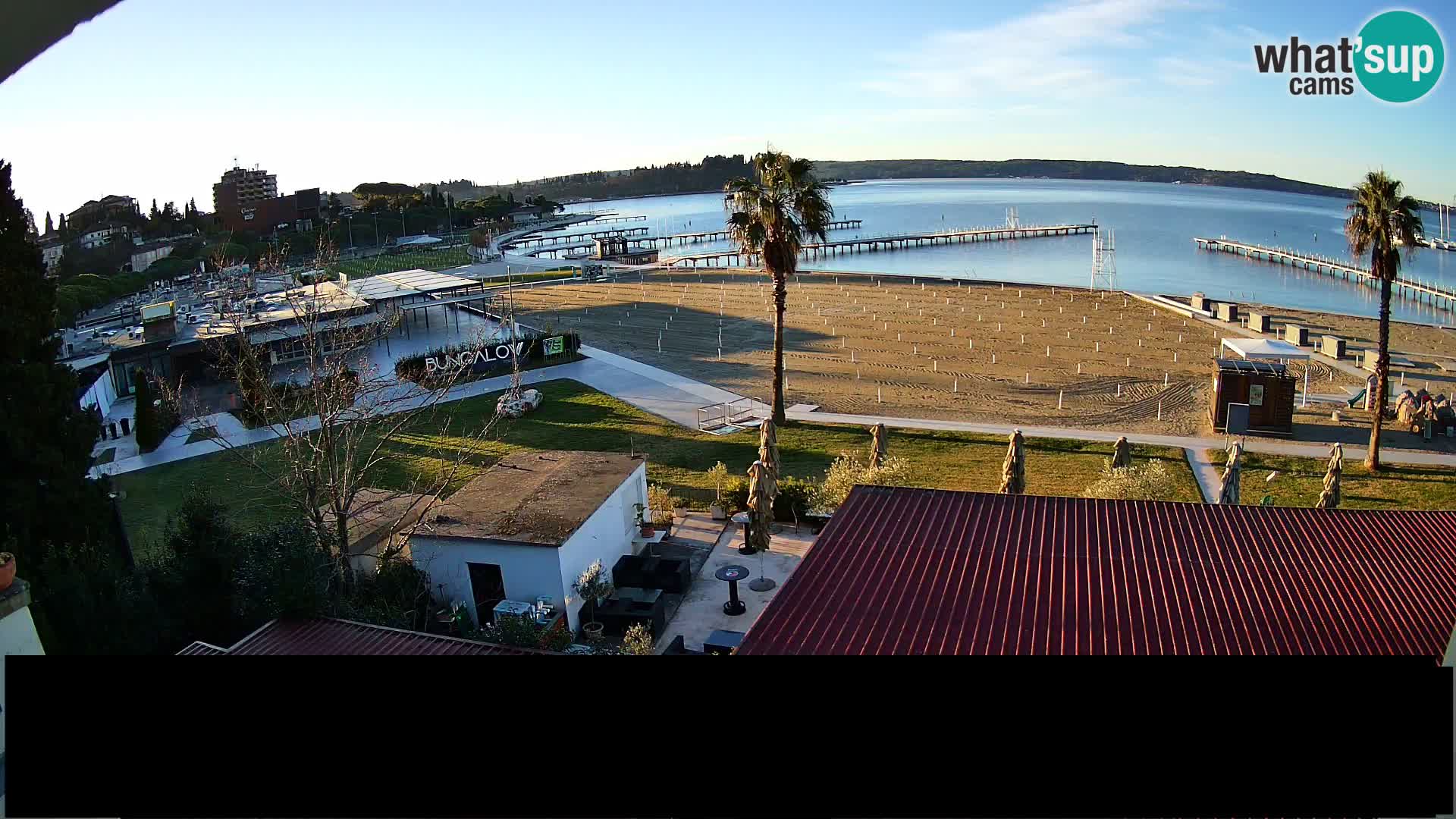 Webcam Live Playa de Portorož