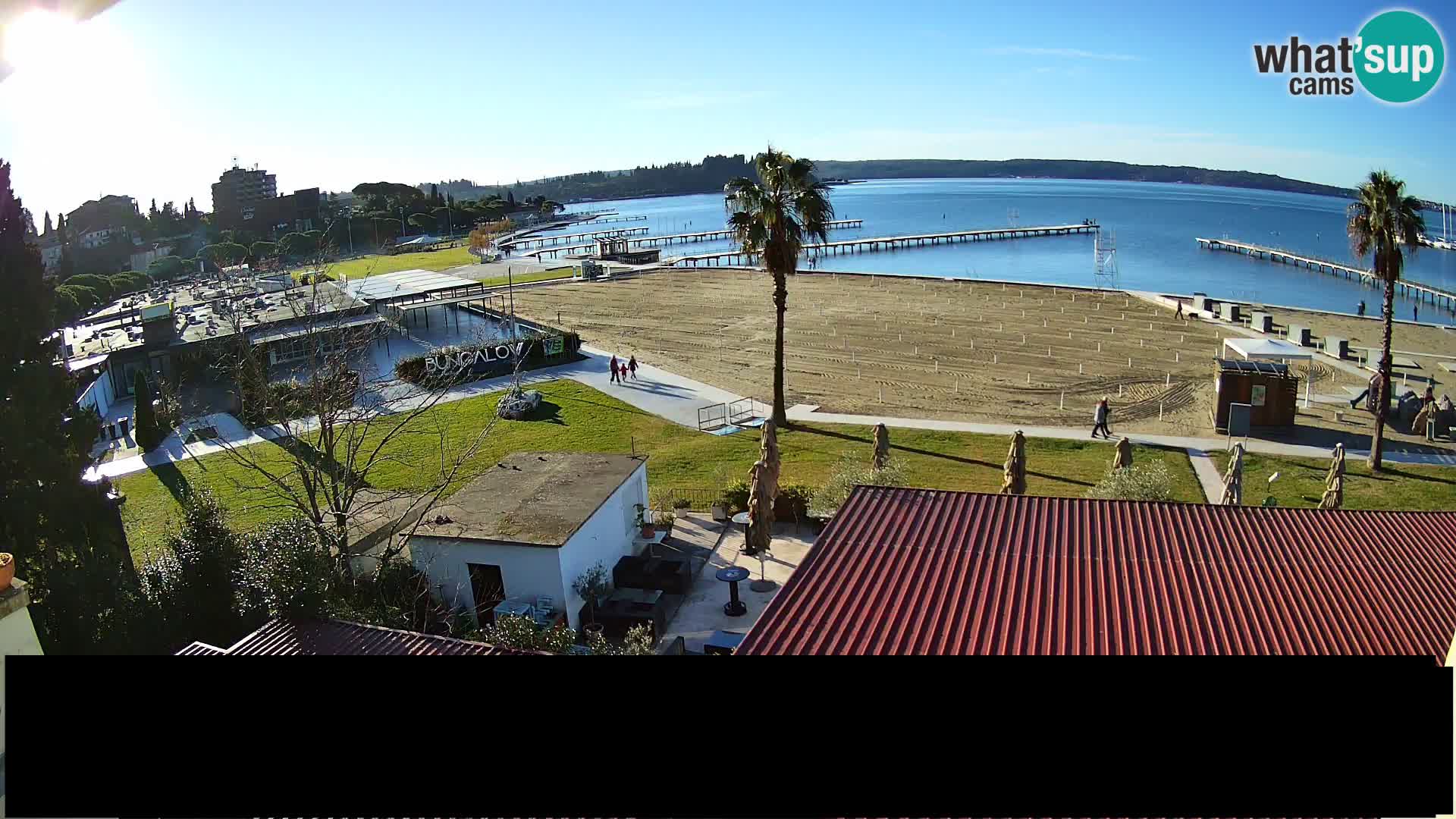 Webcam Live Spiaggia di Portorose