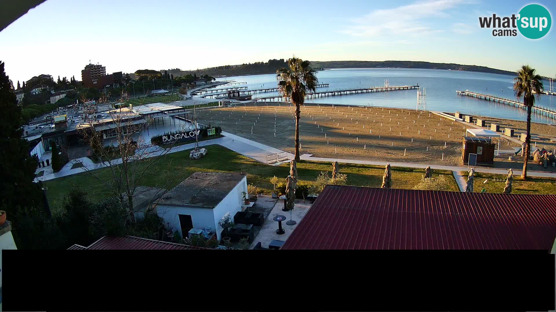 Webcam Live Playa de Portorož