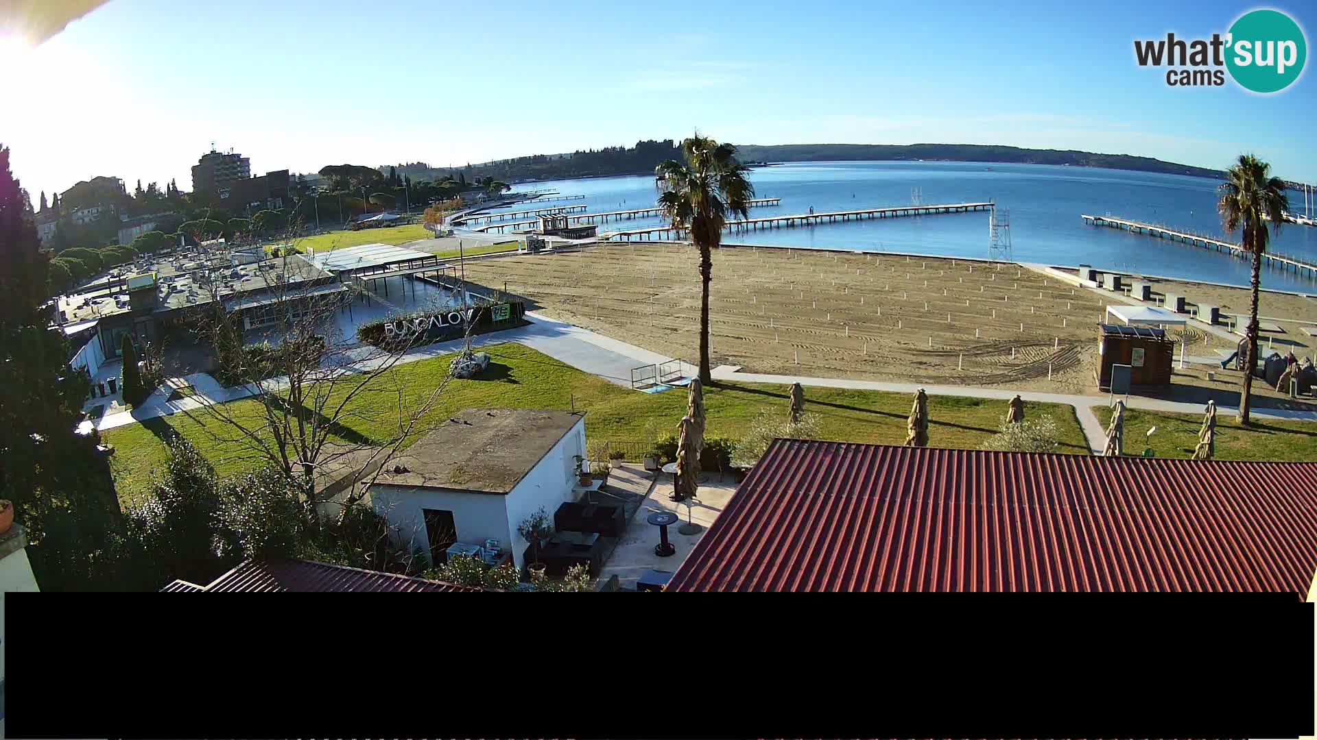 Plage Portorož live cam