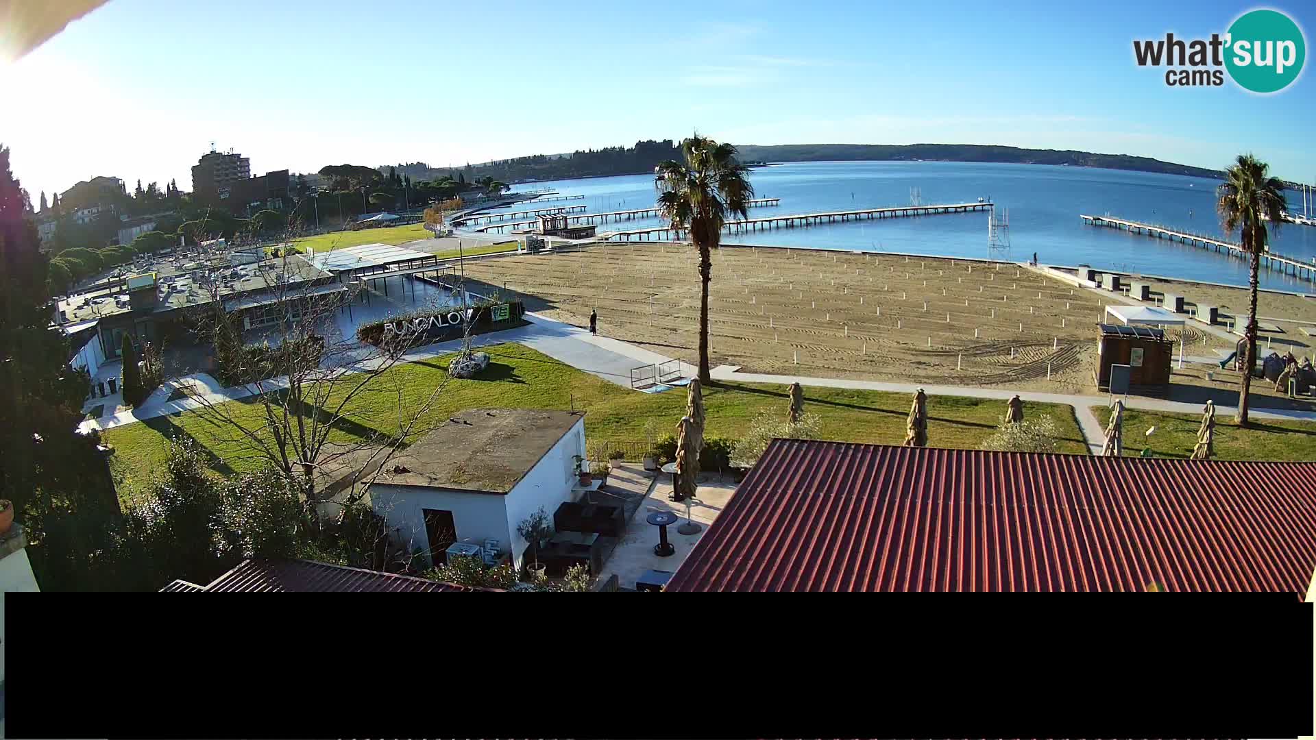 Plage Portorož live cam