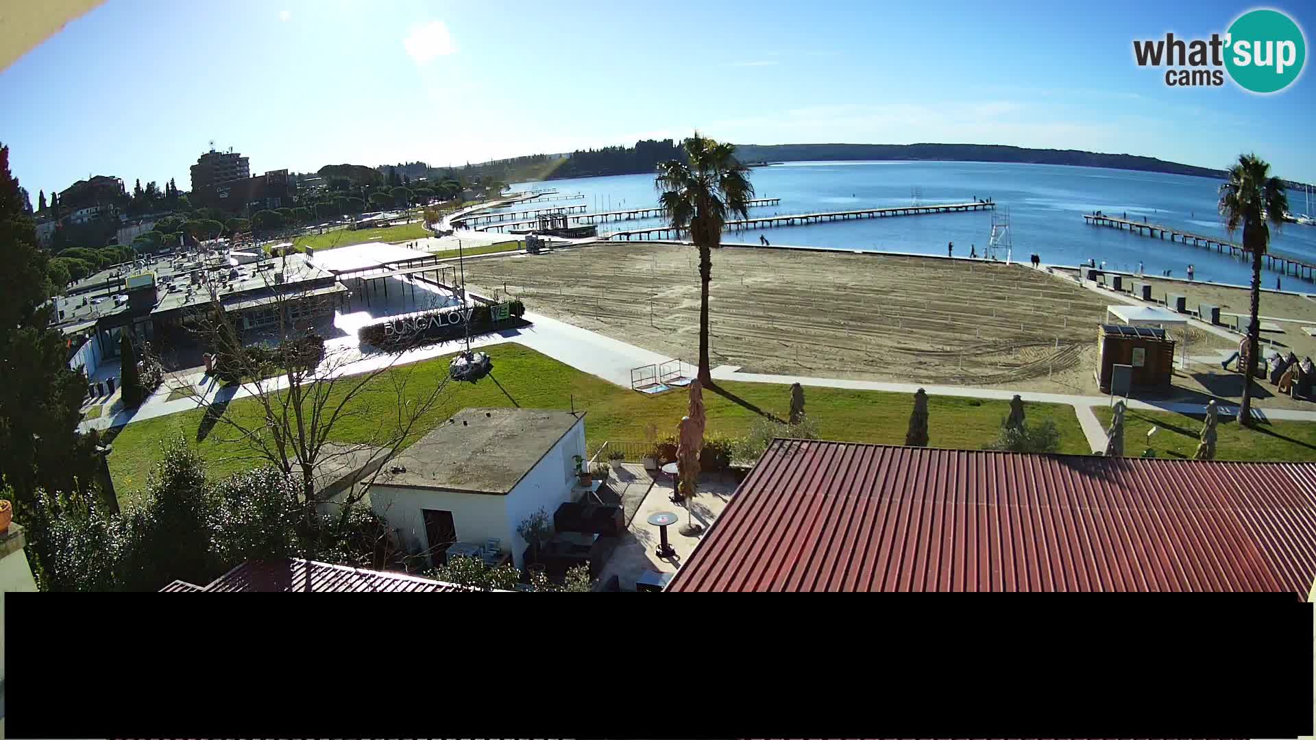 Webcam Live Playa de Portorož