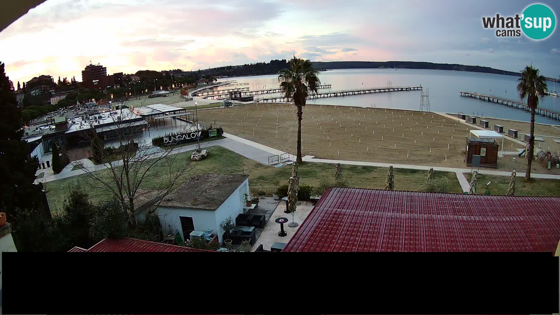 Spiaggia di Portorose live webcam