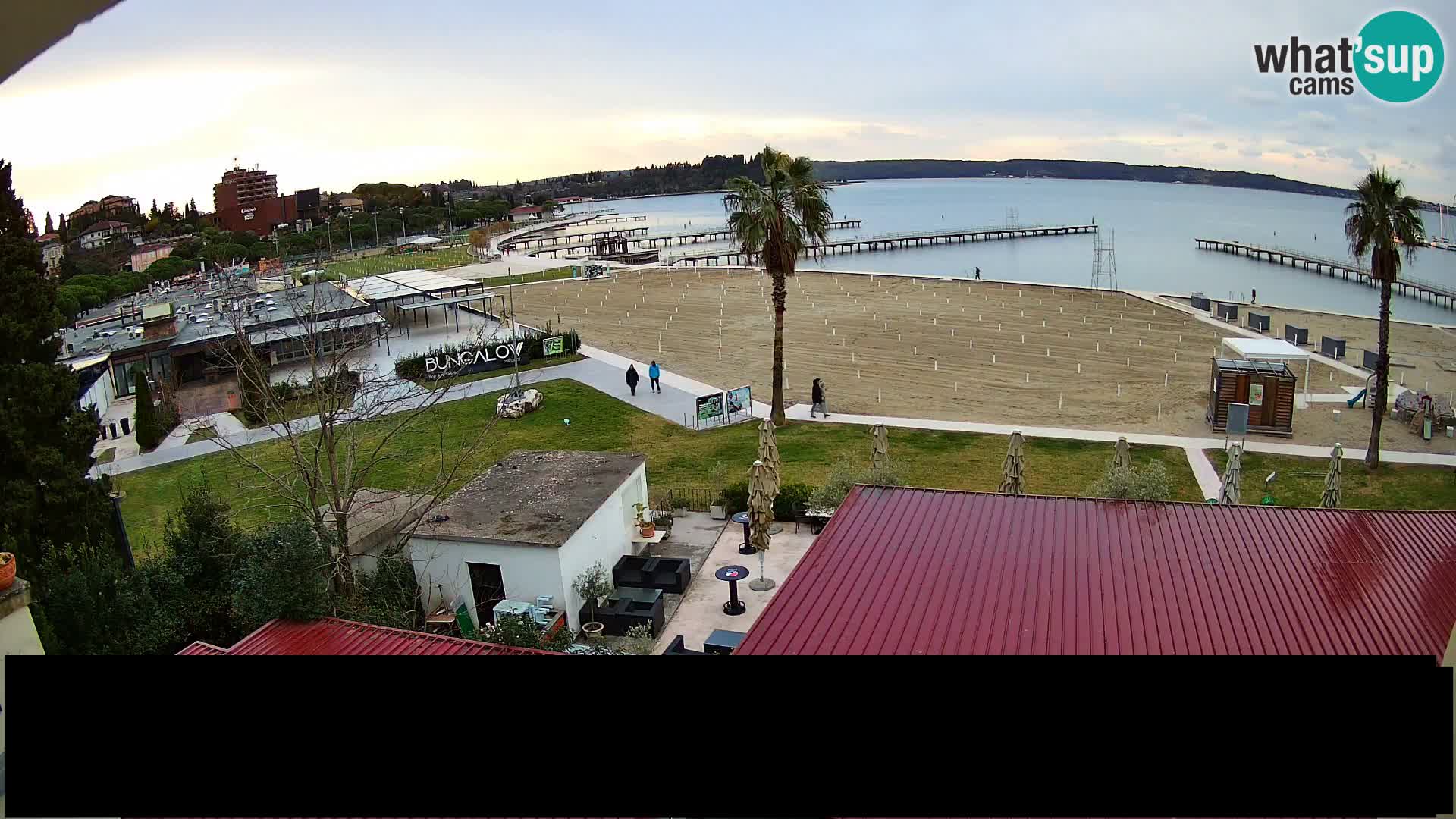 Webcam Live Strand in Portorož