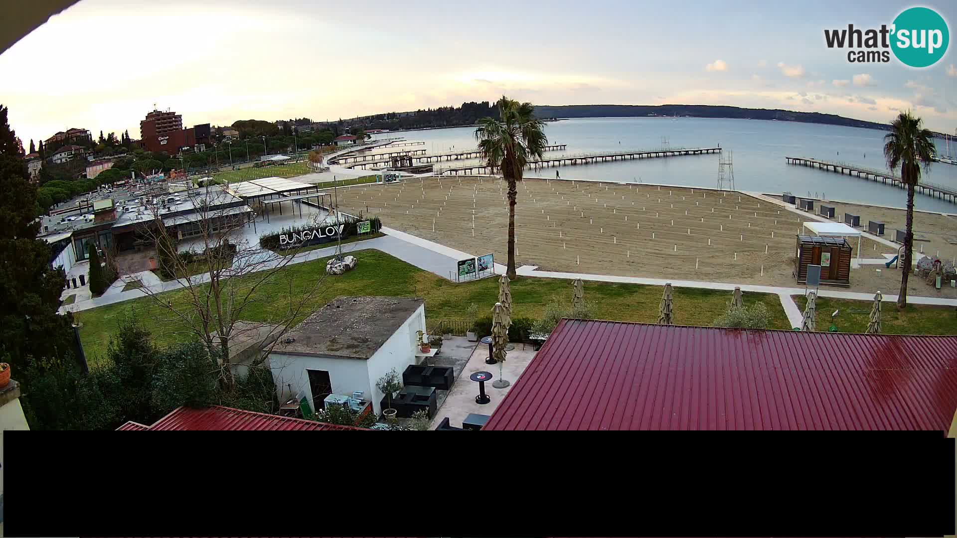 Webcam live Plage Portorož – Caffe Karamela