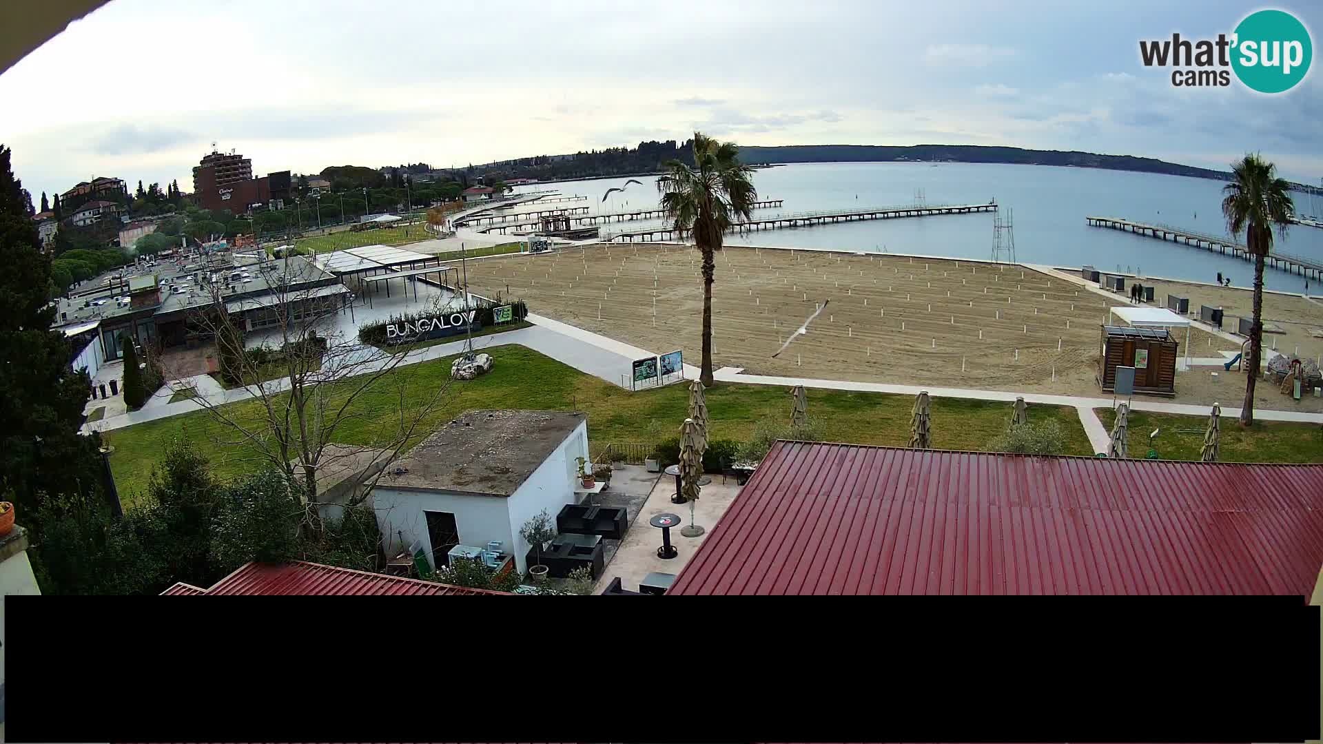 Spiaggia di Portorose live webcam