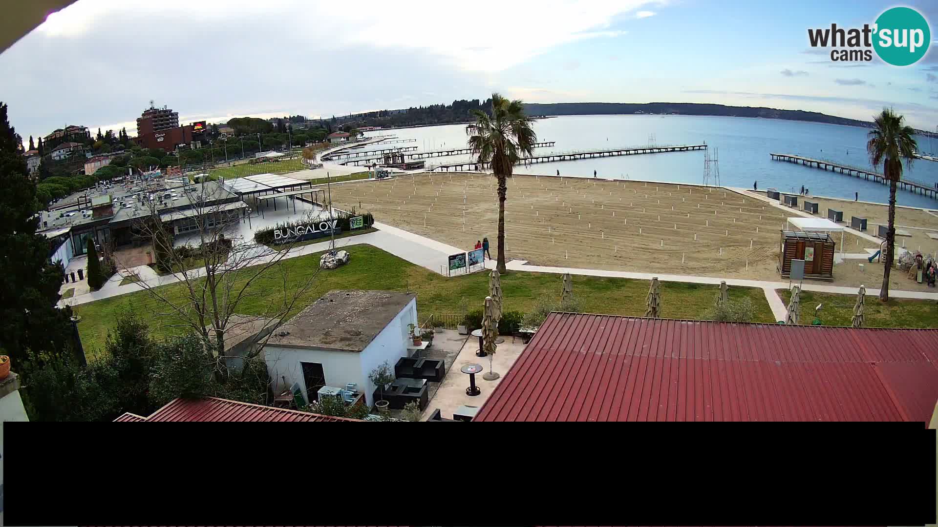 Webcam Live Spiaggia di Portorose