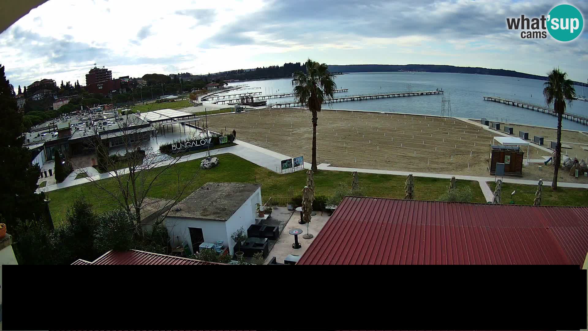 Webcam Live Playa de Portorož