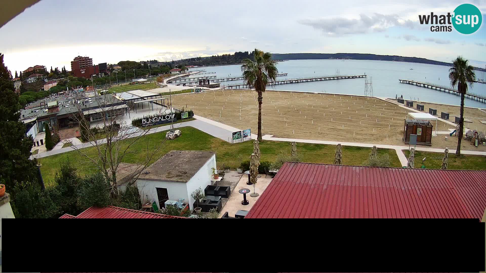 Spletna kamera plaža Portorož