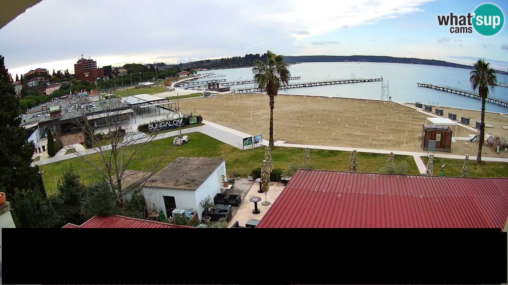 Spiaggia di Portorose live webcam