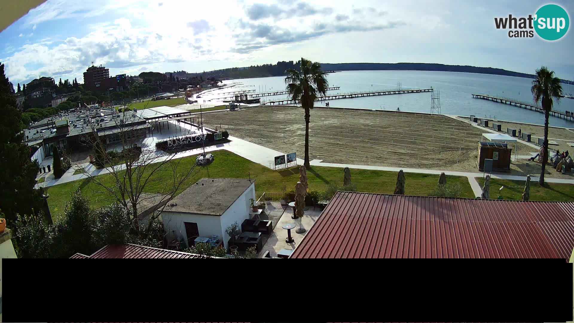 Playa Portorož camera en vivo