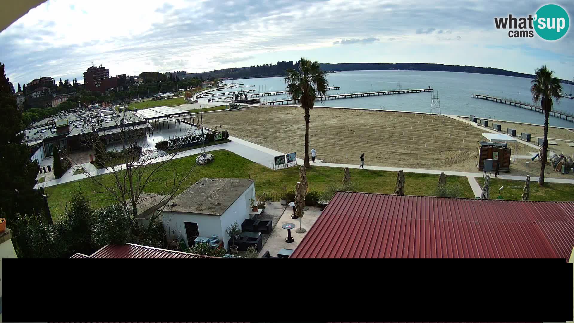 Plage Portorož live cam