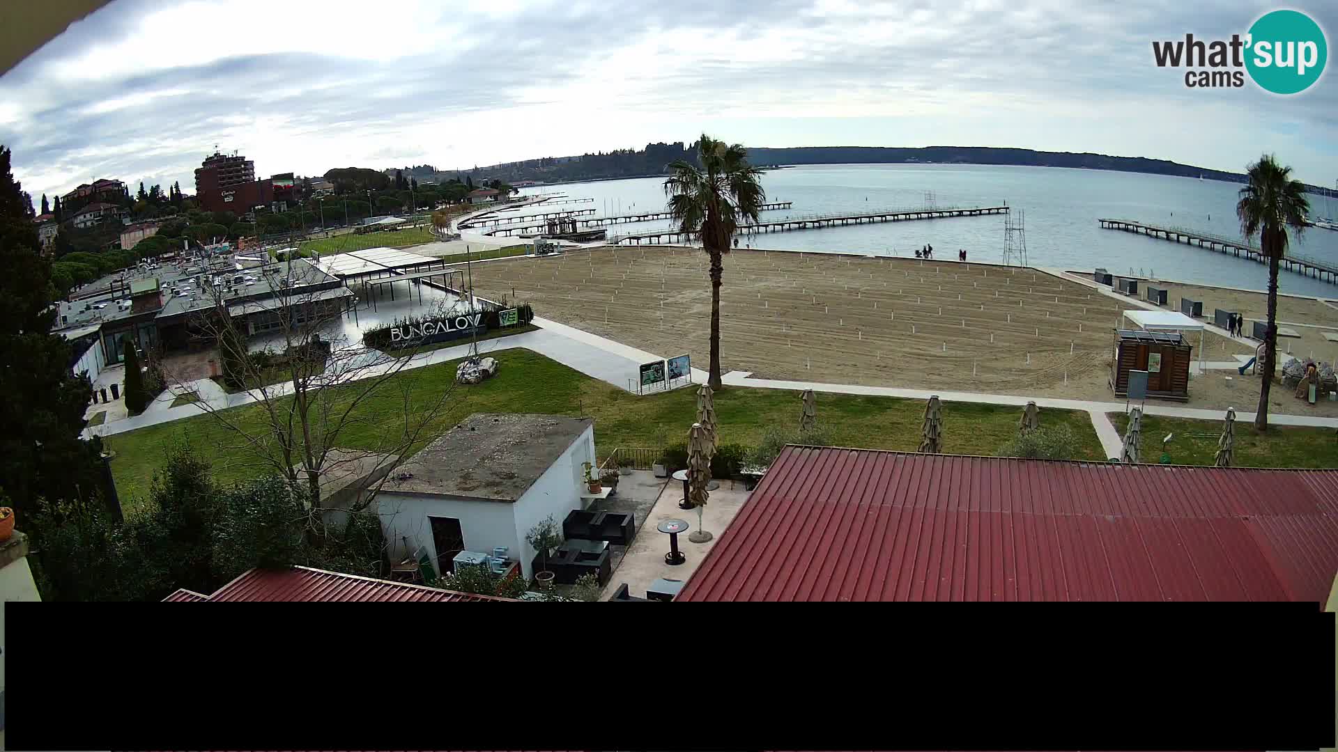 Webcam live Playa Portorož – Caffe Karamela