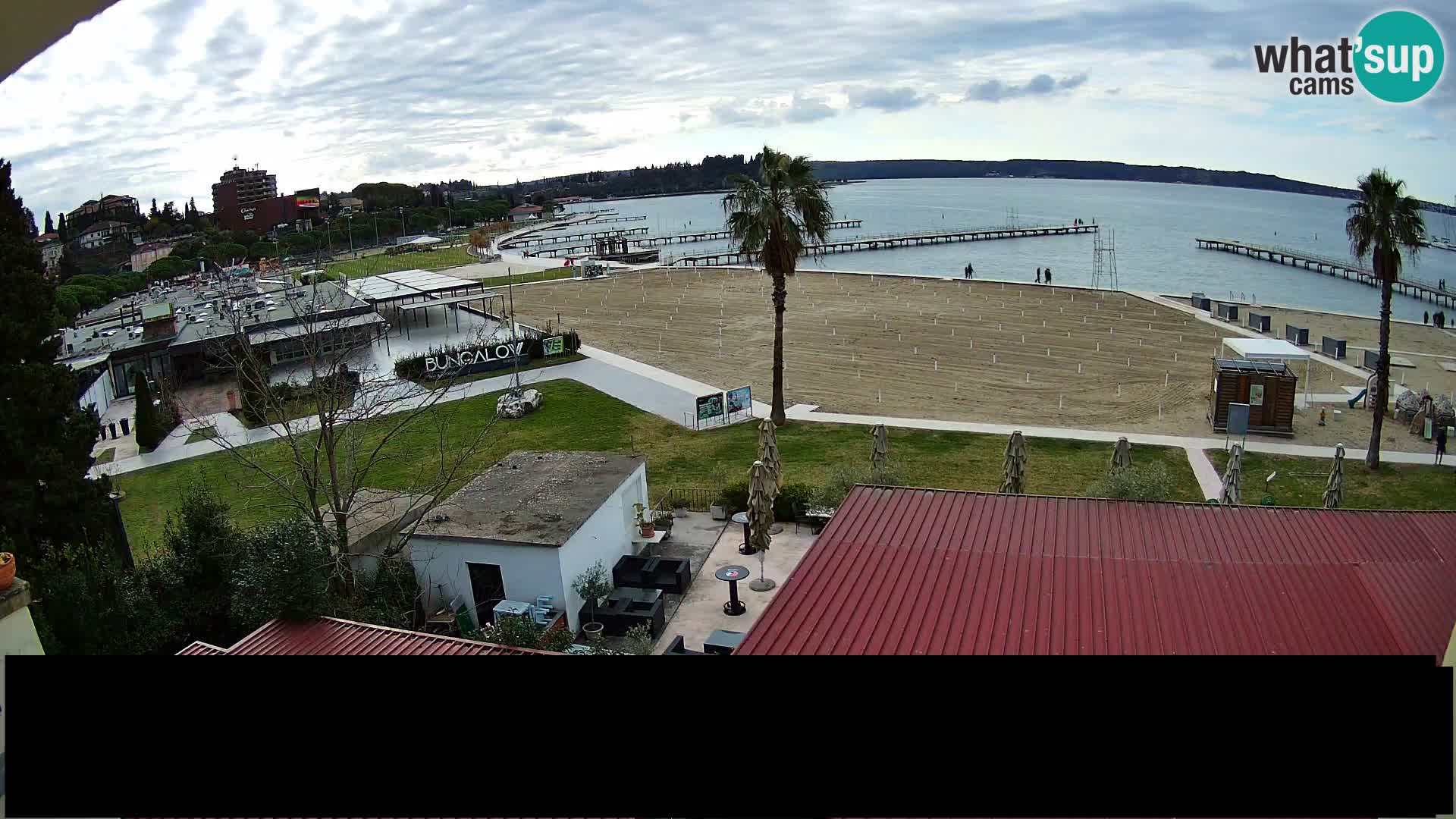 Spiaggia di Portorose live webcam