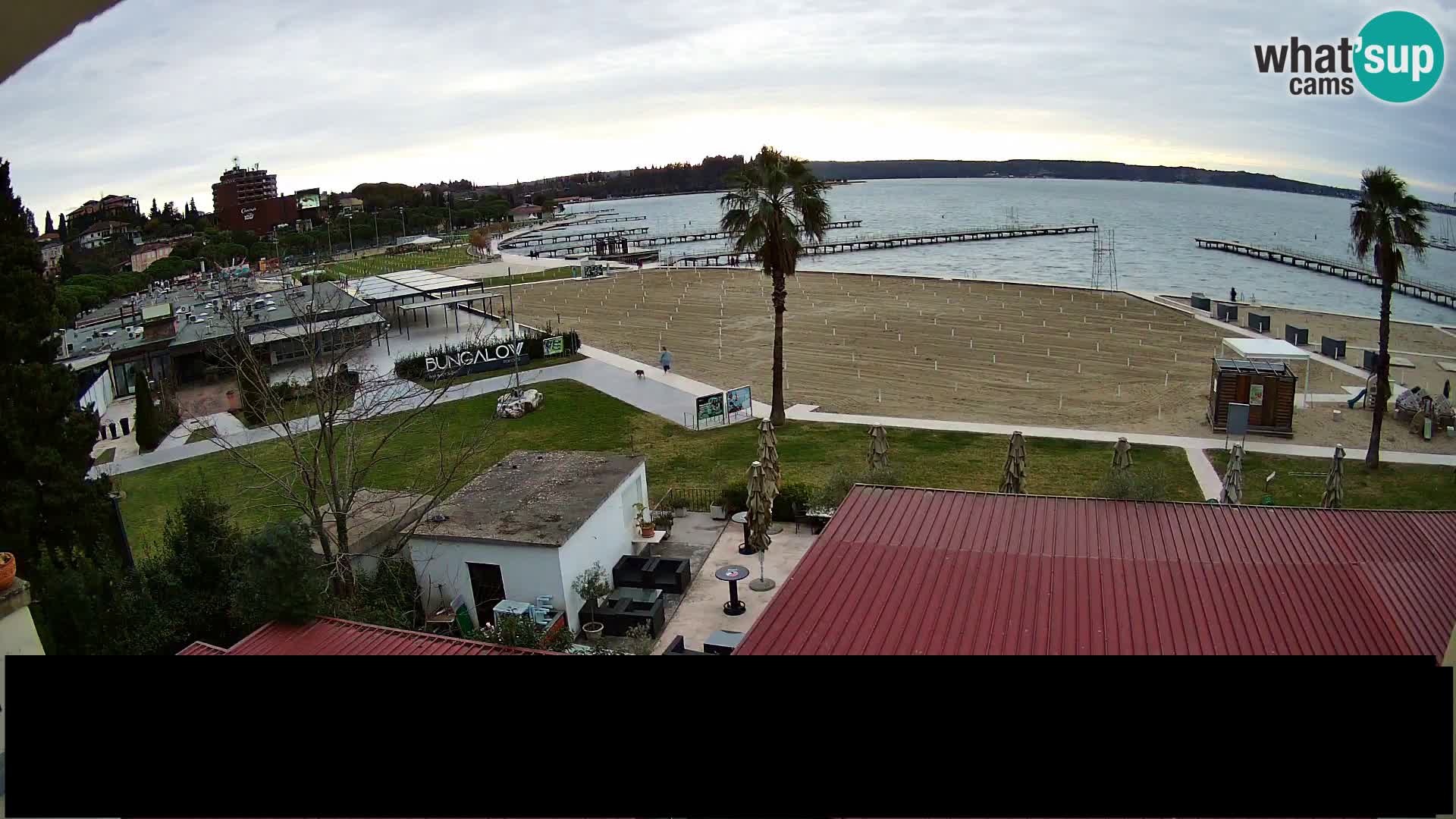 Spiaggia di Portorose live webcam