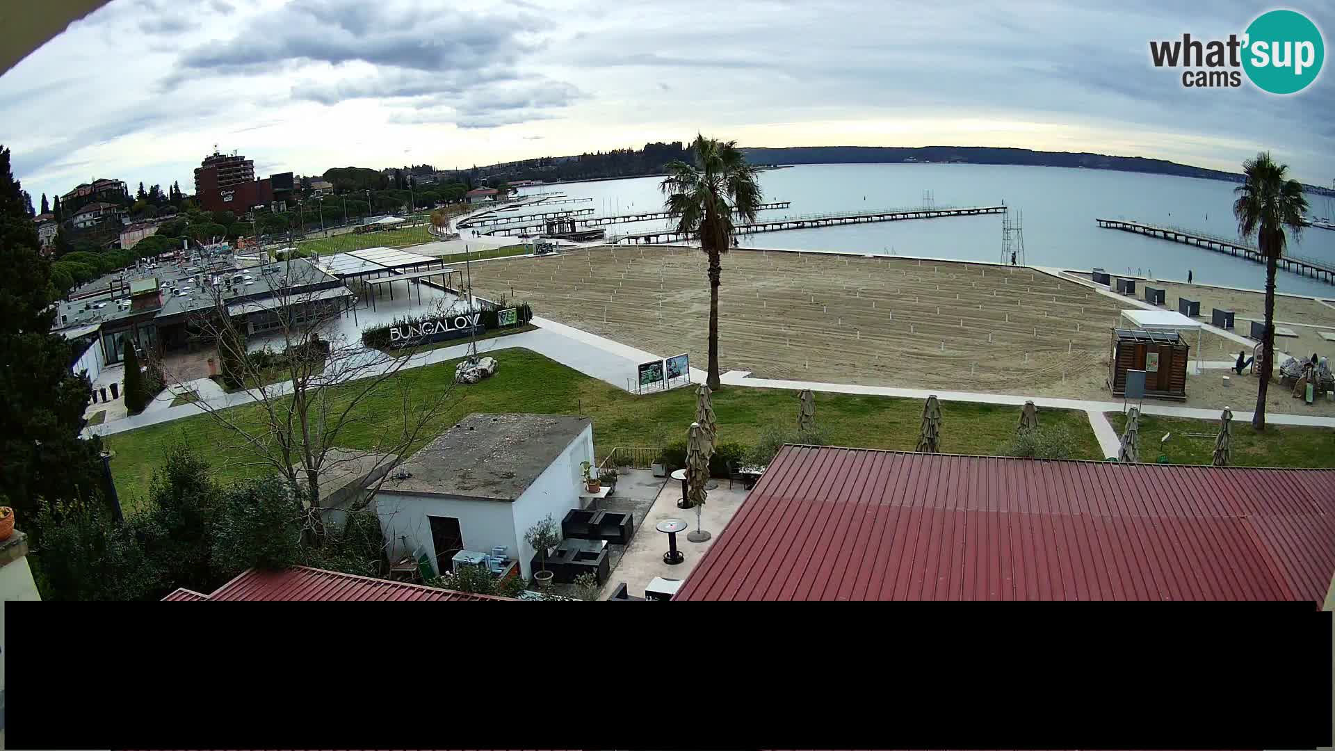 Webcam Live Playa de Portorož