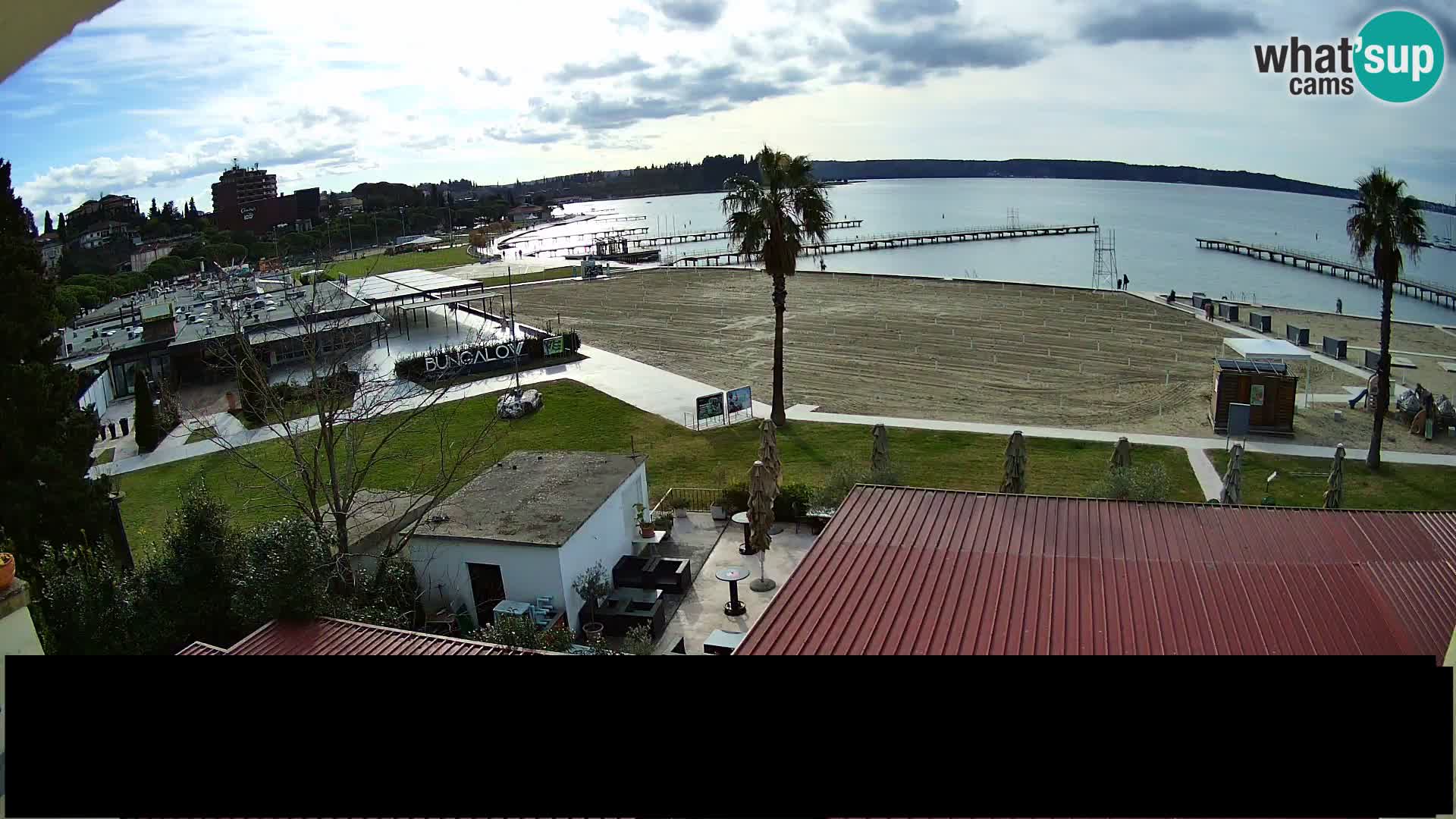 Webcam Portorož Strand – Karamela bar