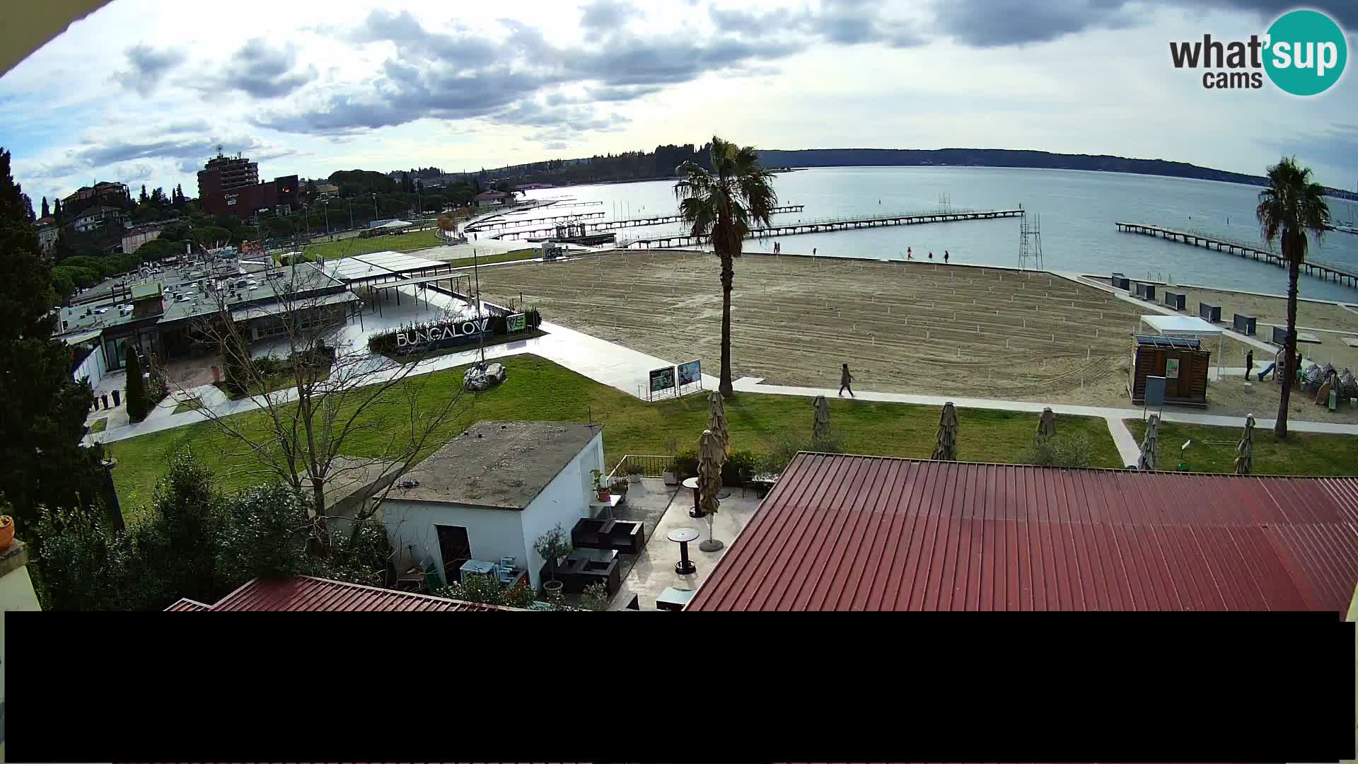 Playa Portorož camera en vivo