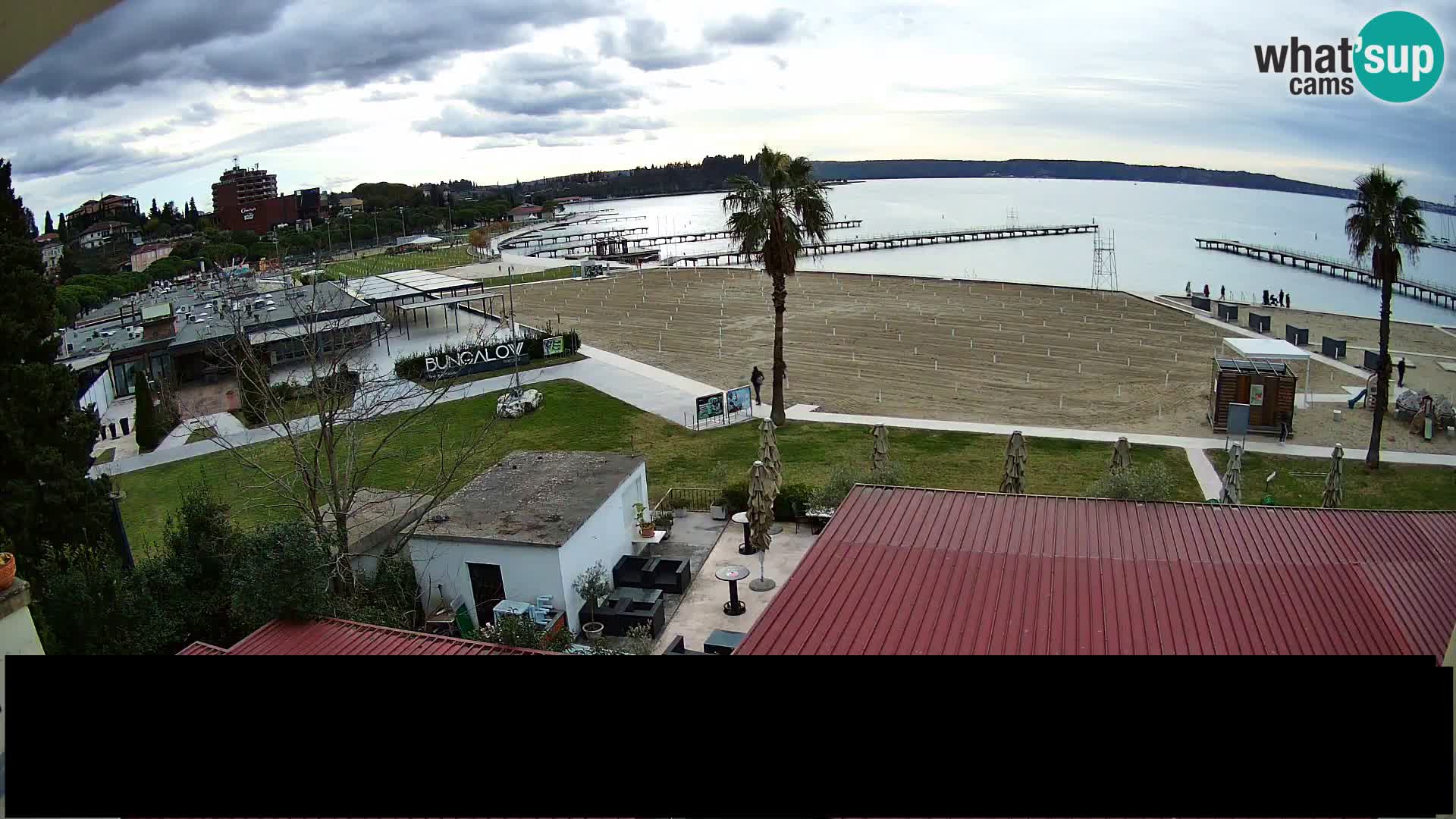 Playa Portorož camera en vivo