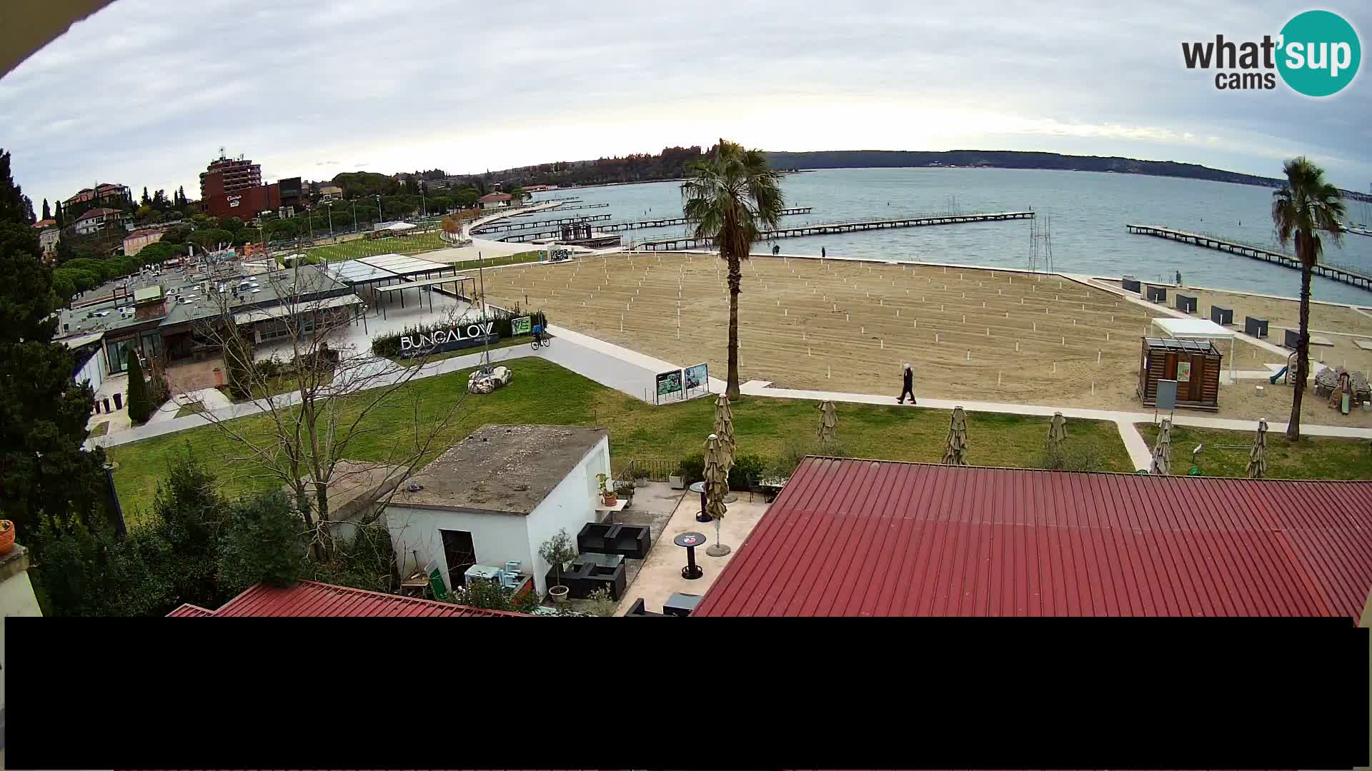 Spiaggia di Portorose live webcam