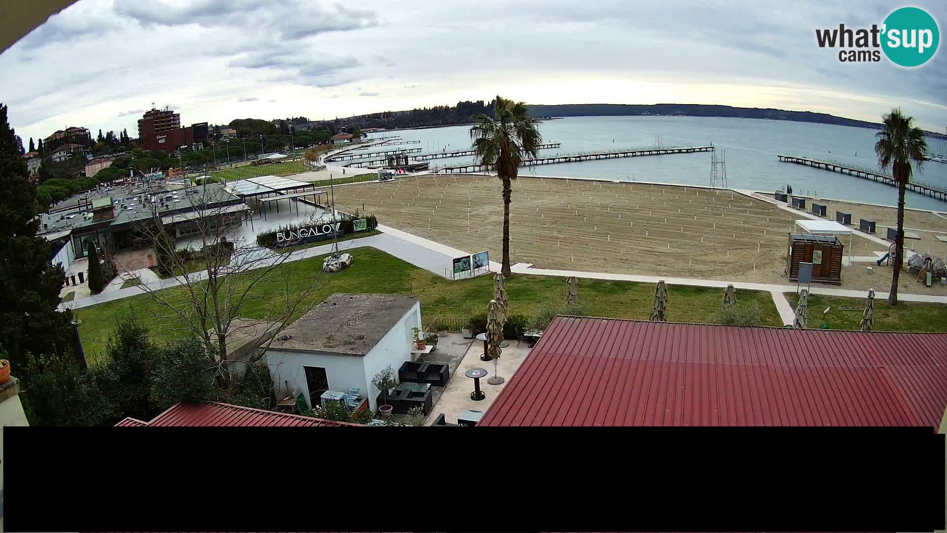 Spiaggia di Portorose live webcam