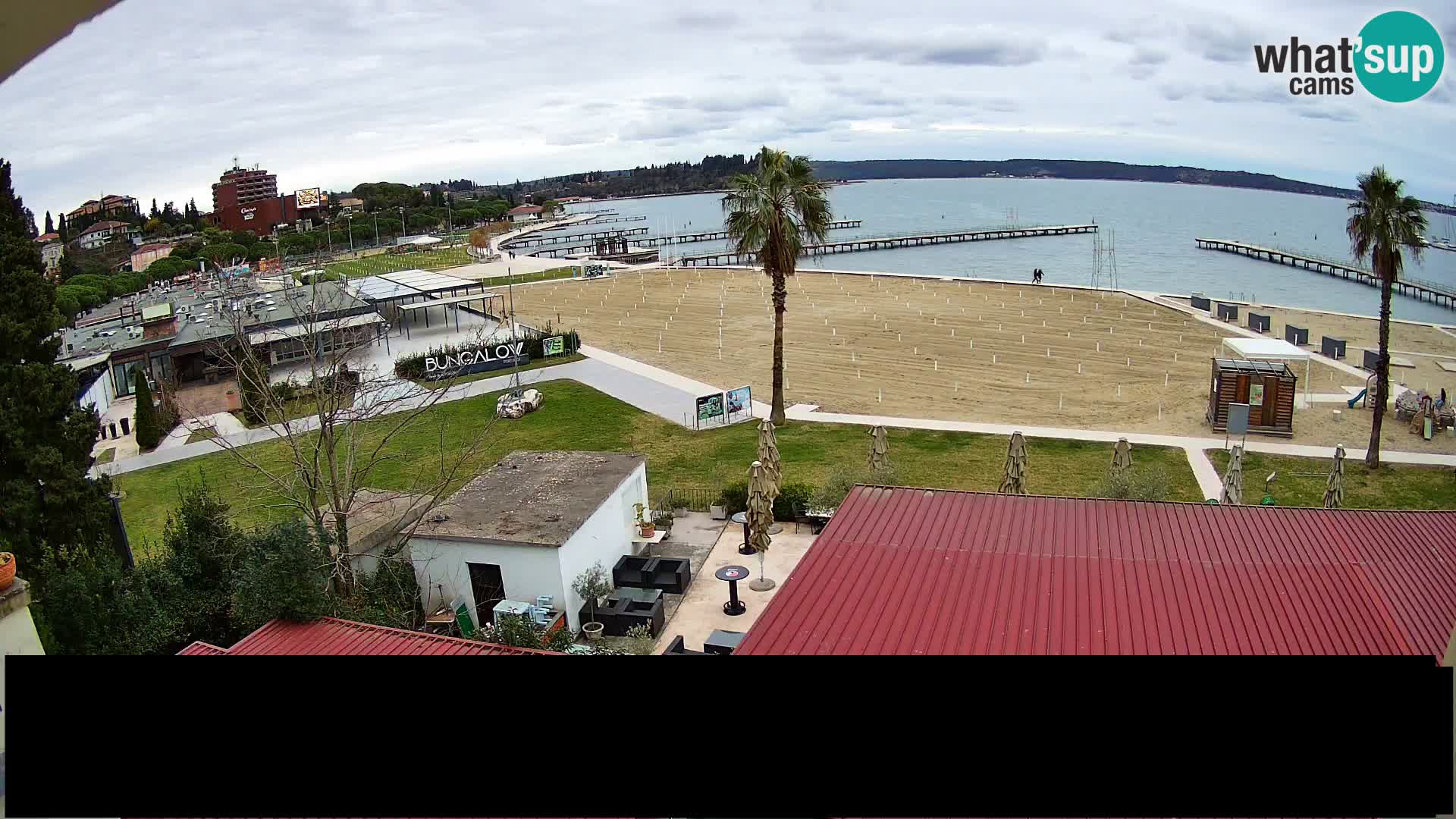 Plage Portorož live cam